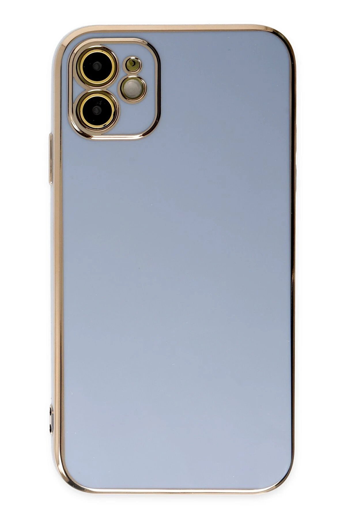 İphone 12 Kılıf Volet Si̇li̇kon - Mavi̇ - Dropx7288-2274