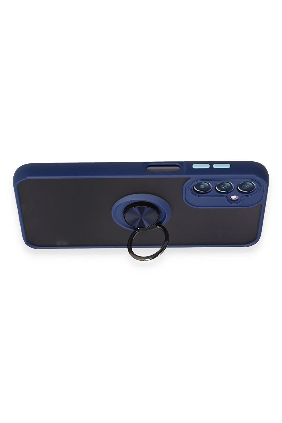 Samsung Galaxy A14 4G Kılıf Montreal Y&uuml;z&uuml;kl&uuml; Si̇li̇kon Kapak - Laci̇vert - Dropx9894-2862