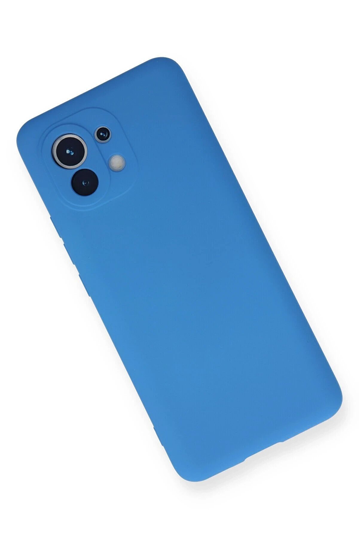Xi̇aomi̇ Mi̇ 11 Kılıf Nano İ&ccedil;i̇ Kadi̇fe Si̇li̇kon - Mavi̇ - Dropx9951-2543