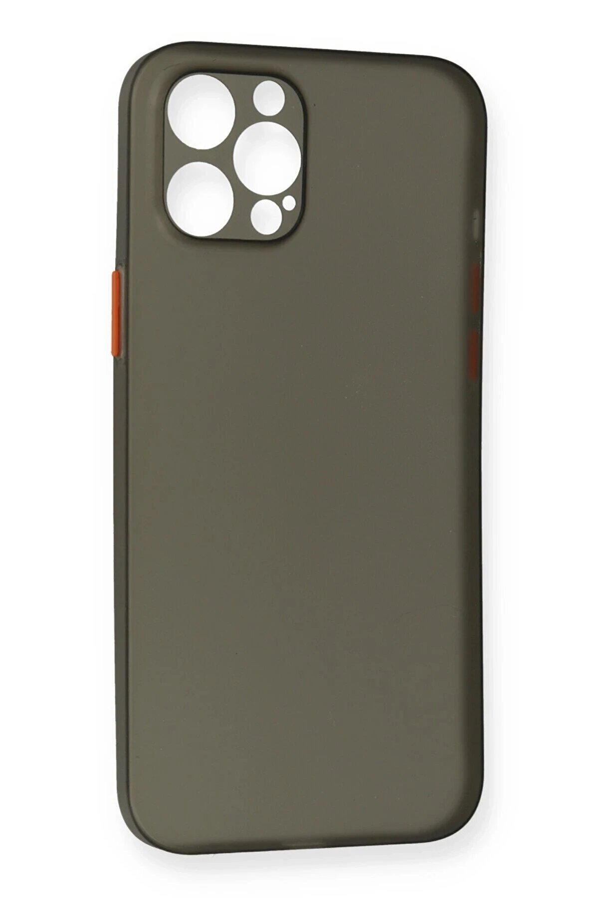 İphone 12 Pro Max Kılıf Pp Ultra İnce Kapak - Gri̇ - Dropx1059-7035