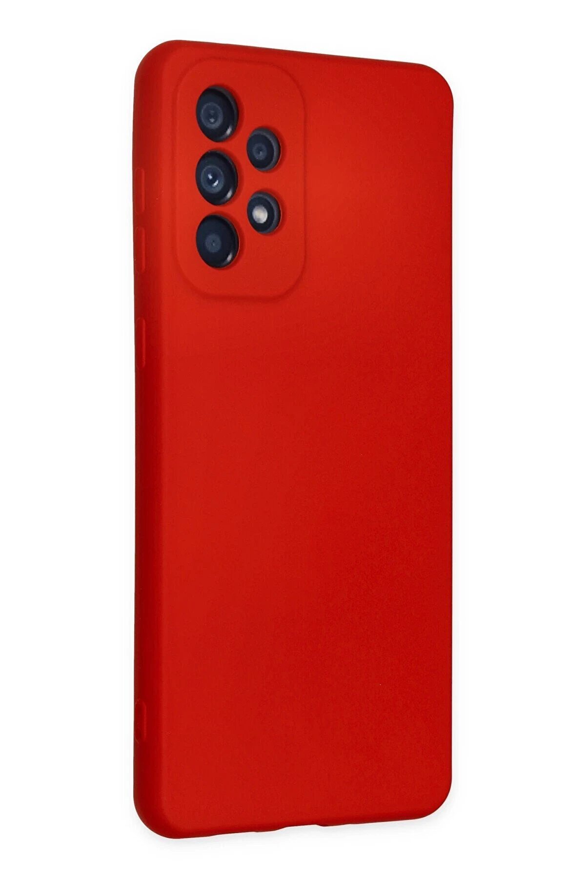 Samsung Galaxy A23 4G Kılıf Nano İ&ccedil;i̇ Kadi̇fe Si̇li̇kon - Kırmızı - Dropx5078-1221