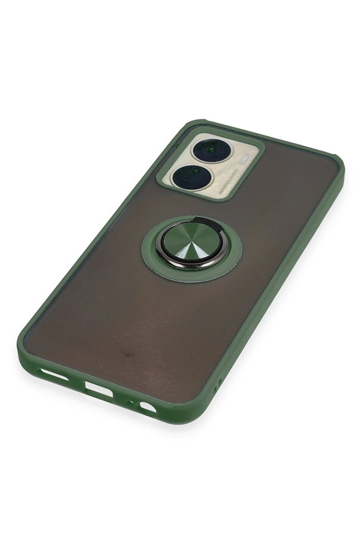 Vi̇vo Y16 Kılıf Montreal Y&uuml;z&uuml;kl&uuml; Si̇li̇kon Kapak - Yeşi̇l - Dropx3413-3293