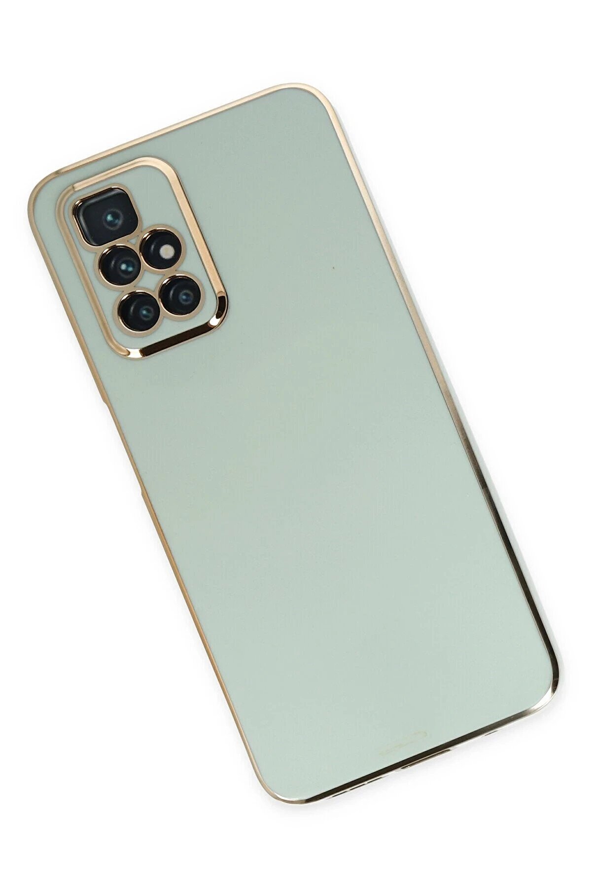 Xi̇aomi̇ Redmi̇ 10 2022 Kılıf Volet Si̇li̇kon - Açık Yeşi̇l - Cpt201921-9763