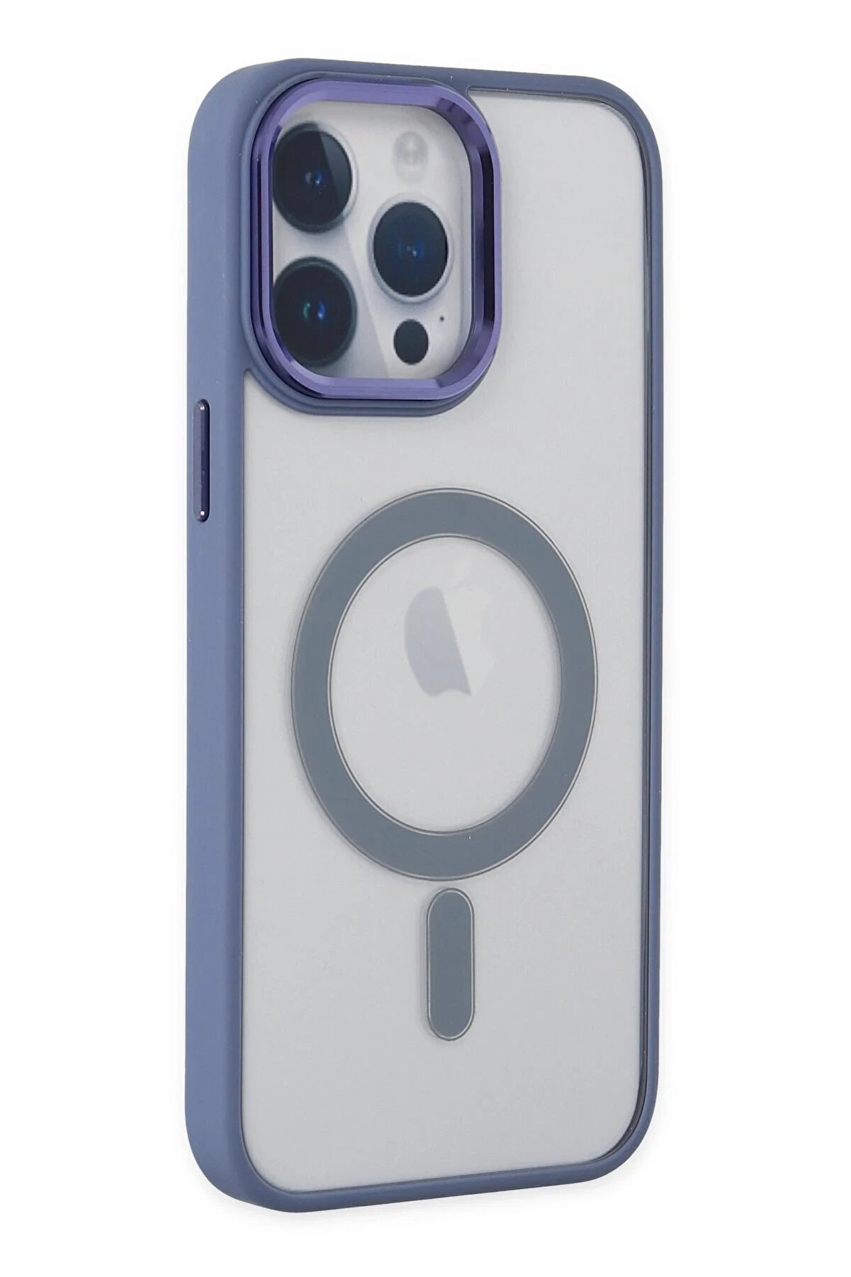 CepteToptan iPhone 14 Pro Kılıf Room Magneticsafe Silikon - Sierra Blue - DROPX6052-4039