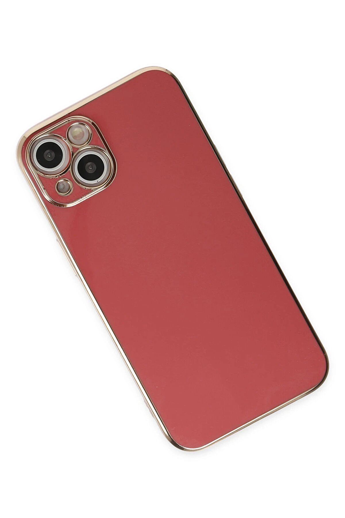 İphone 14 Kılıf Volet Si̇li̇kon - Kırmızı - Dropx9319-1096