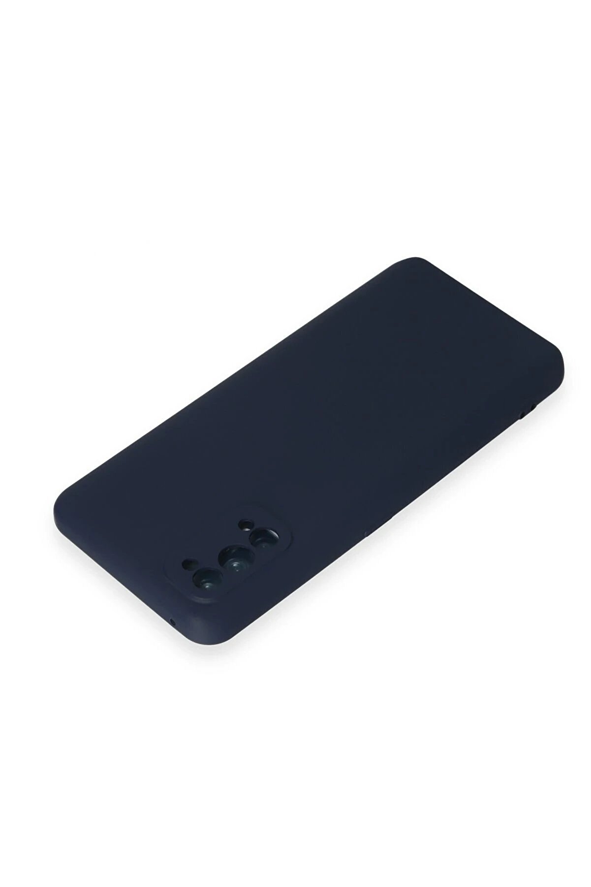 Realme 7 Pro Kılıf Nano İçi̇ Kadi̇fe Si̇li̇kon - Laci̇vert - Dropx7117-5846