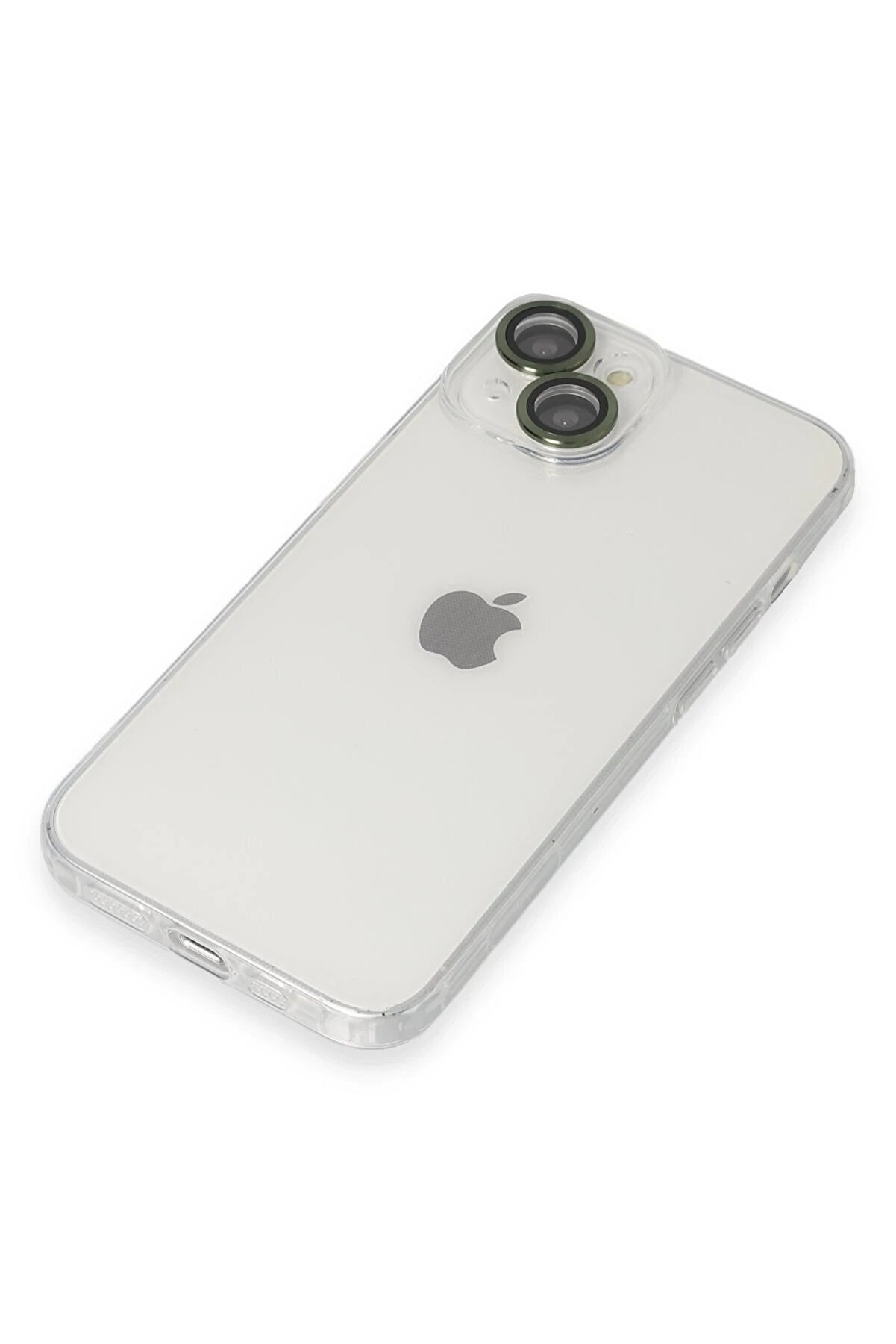 İphone 14 Kılıf Luko Lens Si̇li̇kon - Yeşi̇l - Dropx8178-8075
