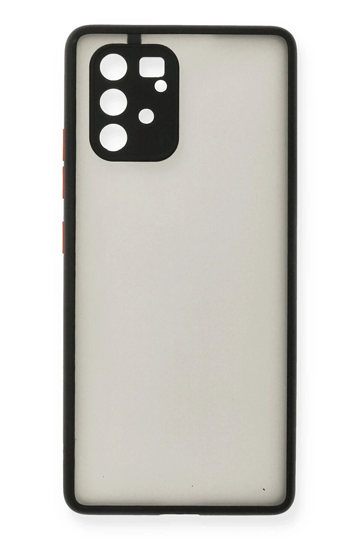 Samsung Galaxy A91 / S10 Li̇te Kılıf Montreal Si̇li̇kon Kapak - Si̇yah - Dropx3469-1496