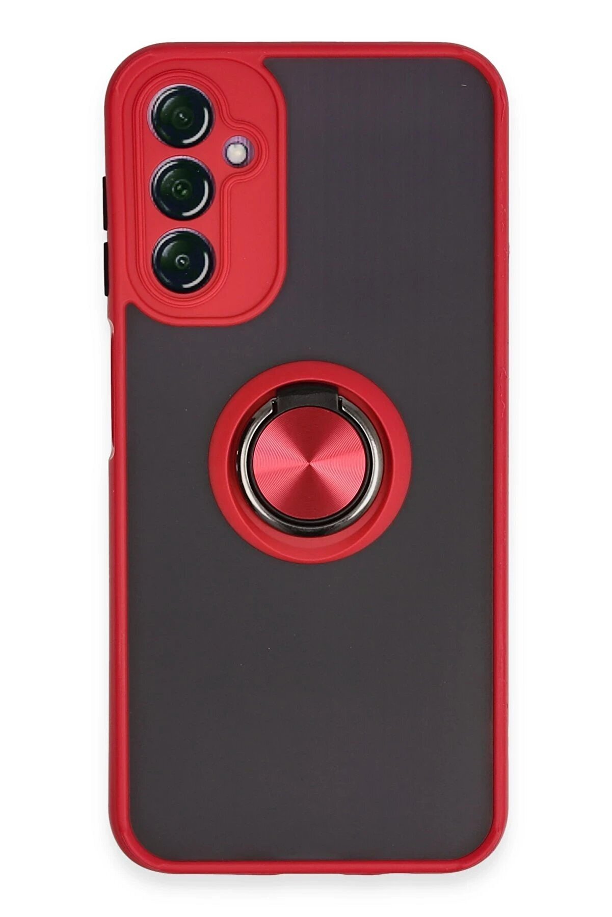 CepteToptan Samsung Galaxy A14 4G Kılıf Montreal Y&uuml;z&uuml;kl&uuml; Silikon Kapak - Kırmızı - DROPX2882-1943