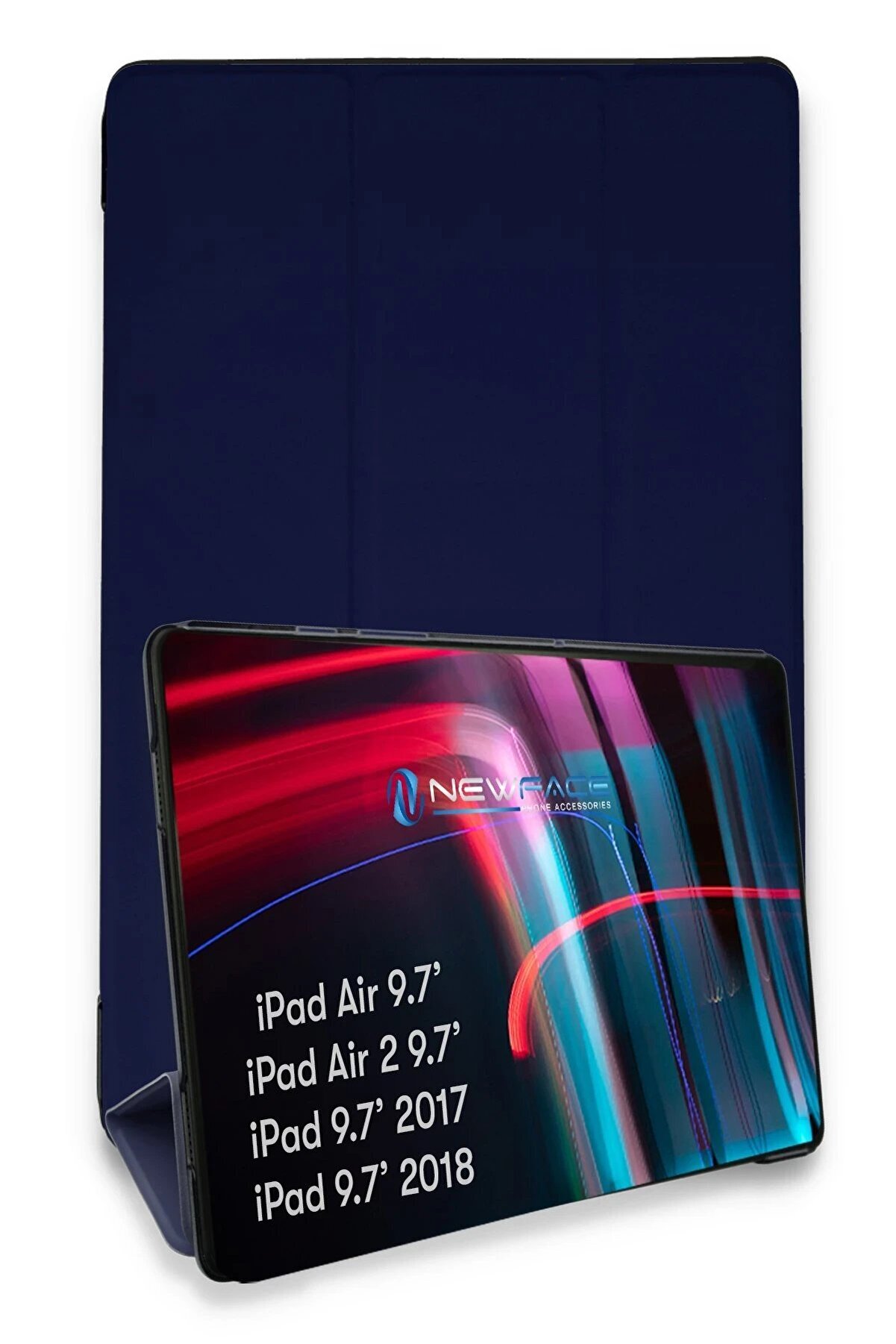 CepteToptan iPad 5 Air 9.7 Kılıf Tablet Smart Kılıf - Lacivert - DROPX7877-6233