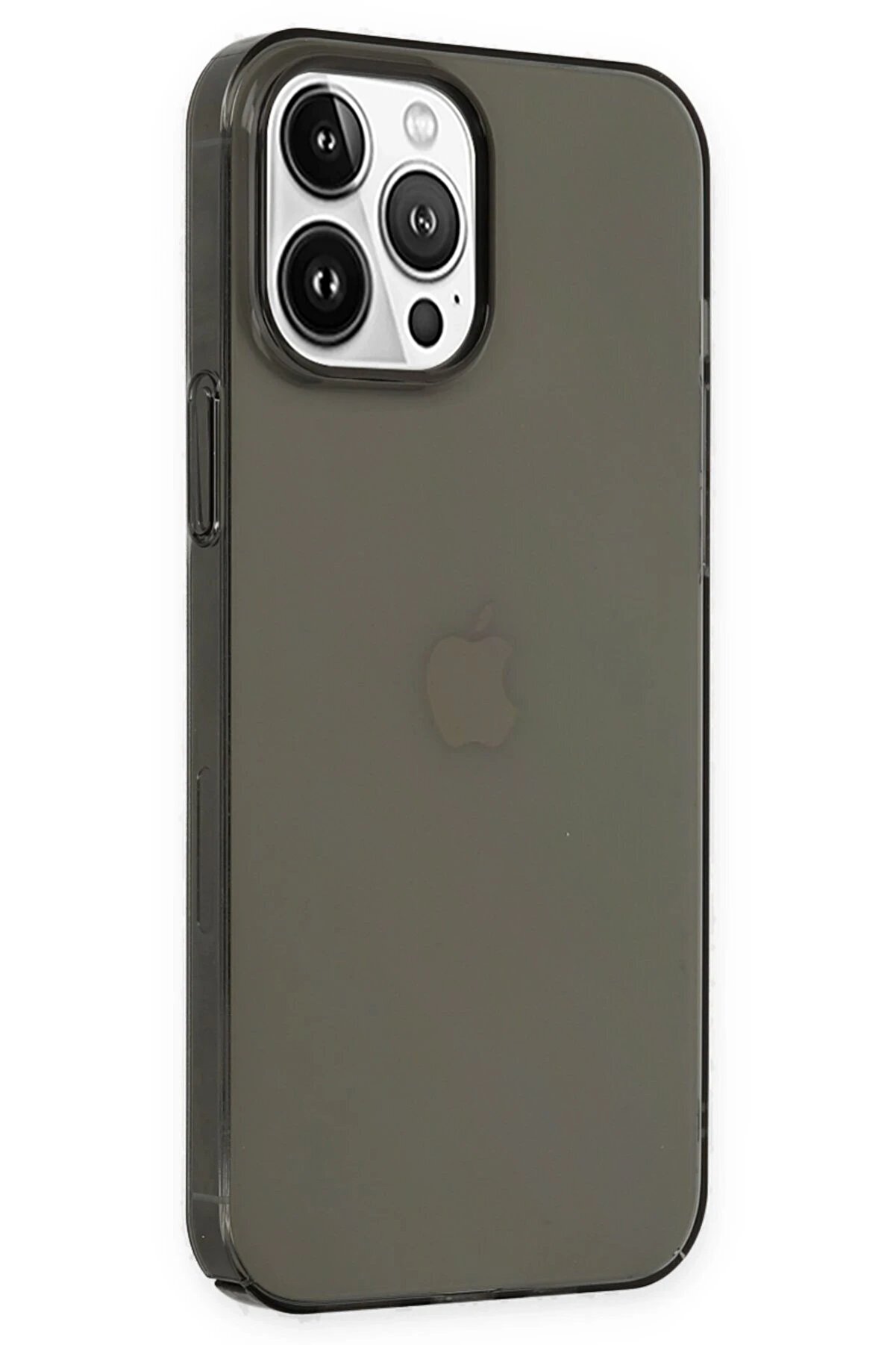 İphone 14 Pro Kılıf Pc Sert Şeffaf Kapak - Si̇yah - Dropx1117-8607