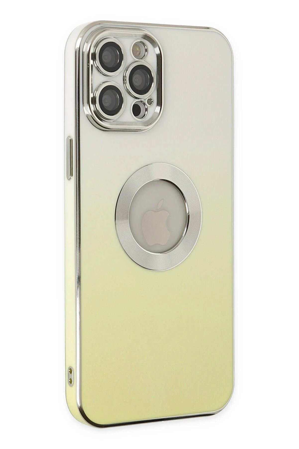 İphone 12 Pro Max Kılıf Best Si̇li̇kon - Sarı - Dropx2578-8572