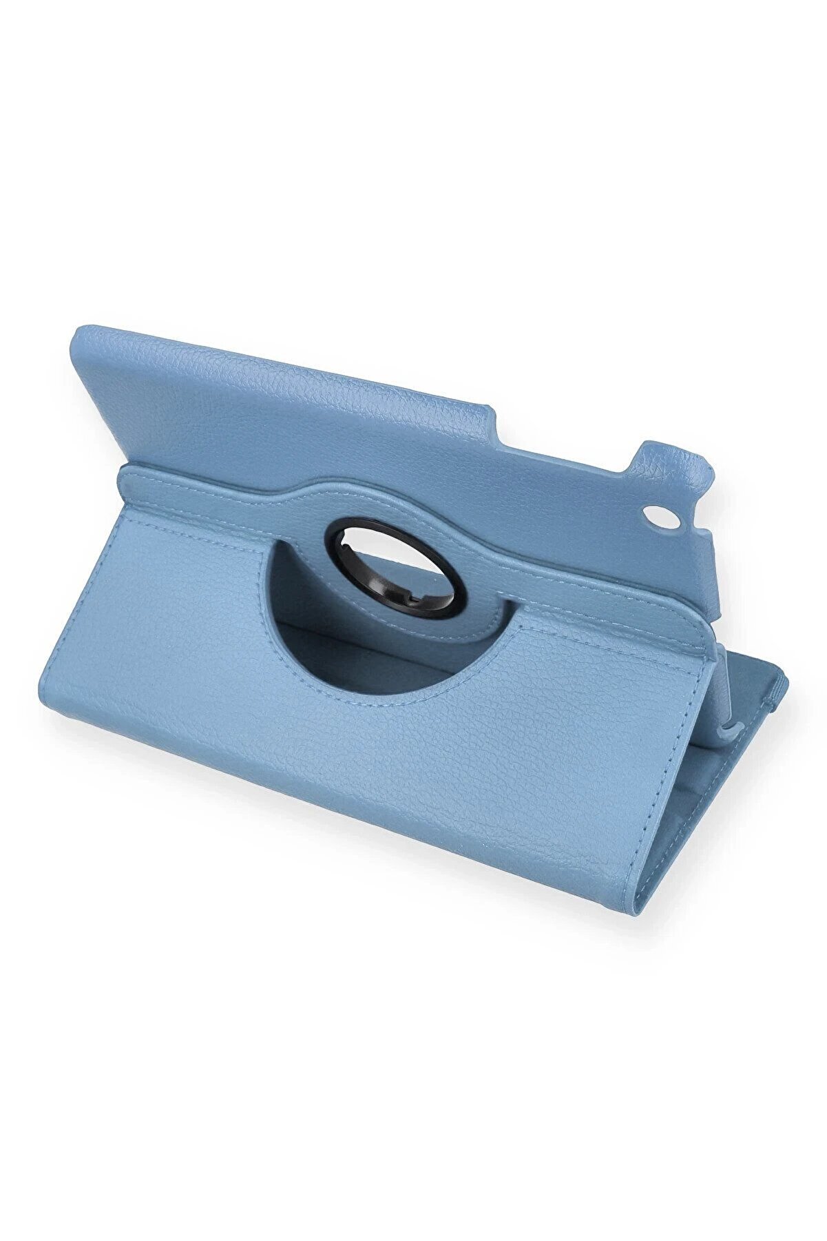 CepteToptan iPad Mini 1 Kılıf 360 Tablet Deri Kılıf - Turkuaz - DROPX8757-4354