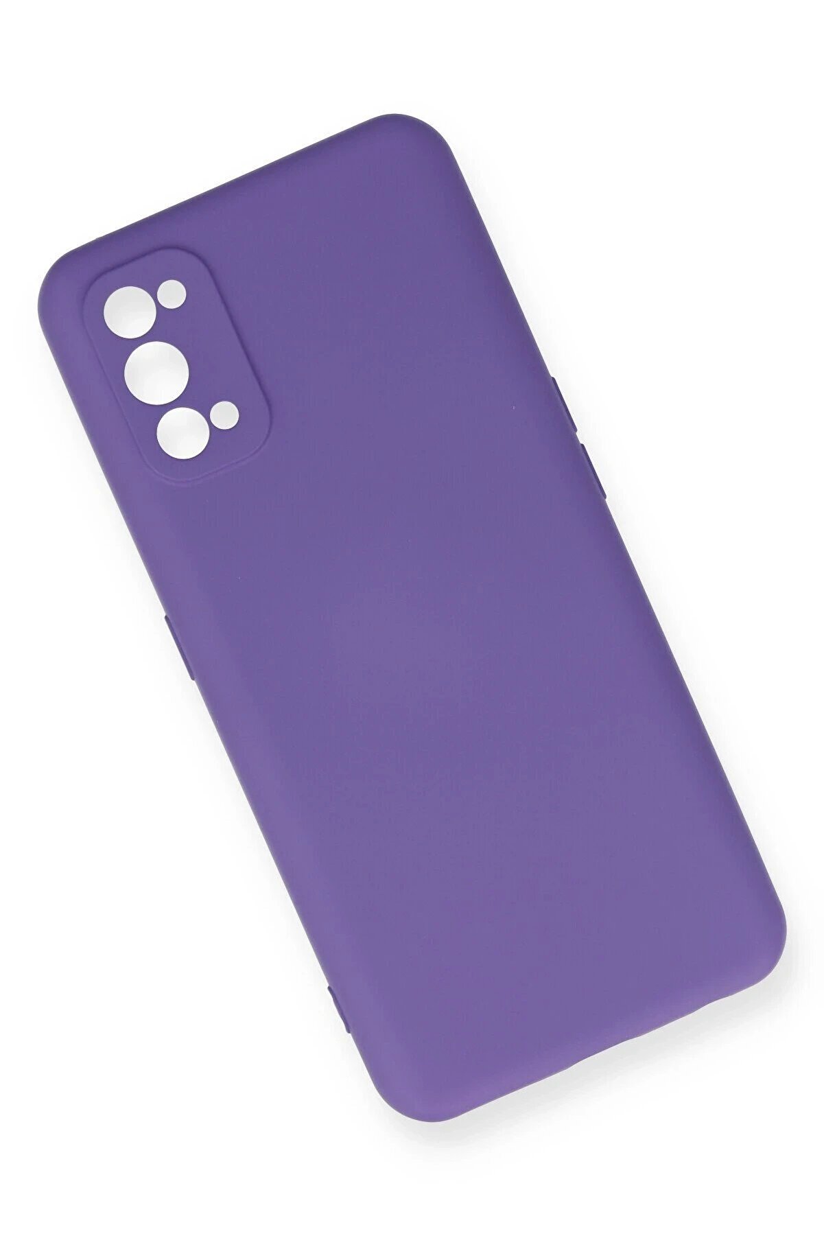 Realme 7 Pro Kılıf Nano İçi̇ Kadi̇fe Si̇li̇kon - Mor - Dropx5073-6042