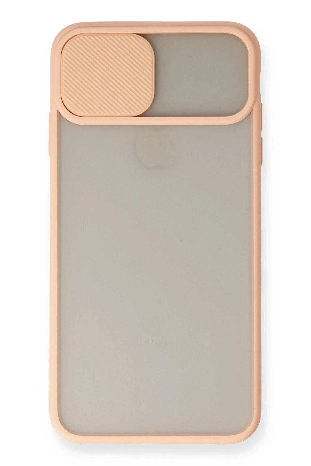İphone X Kılıf Palm Buzlu Kamera Sürgülü Si̇li̇kon - Pembe - Dropx1806-7090