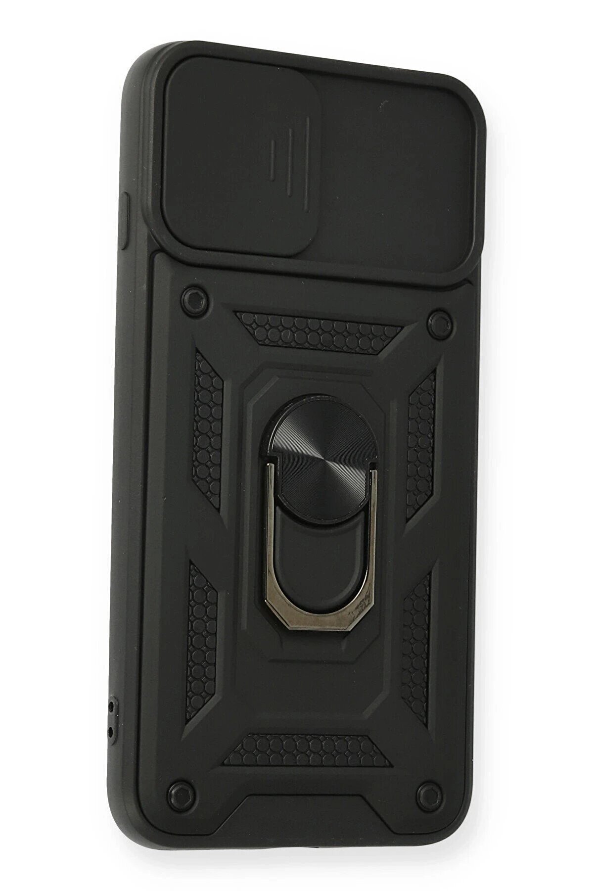 İphone 7 Plus Kılıf Pars Lens Y&uuml;z&uuml;kl&uuml; Si̇li̇kon - Si̇yah - Dropx2413-7570