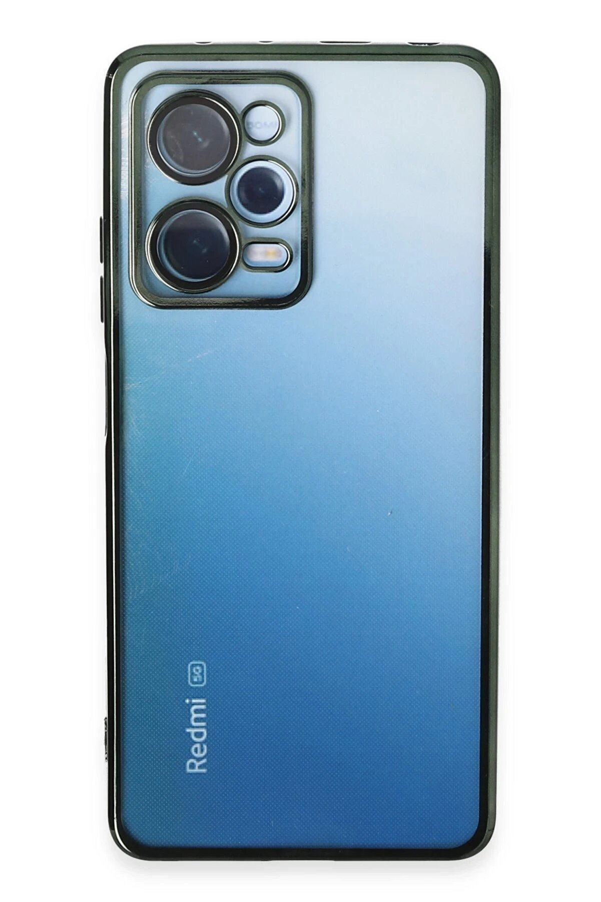 CepteToptan Xiaomi Redmi Note 12 Pro 5G Kılıf Lensli Silikon - Yeşil - DROPX4700-5375