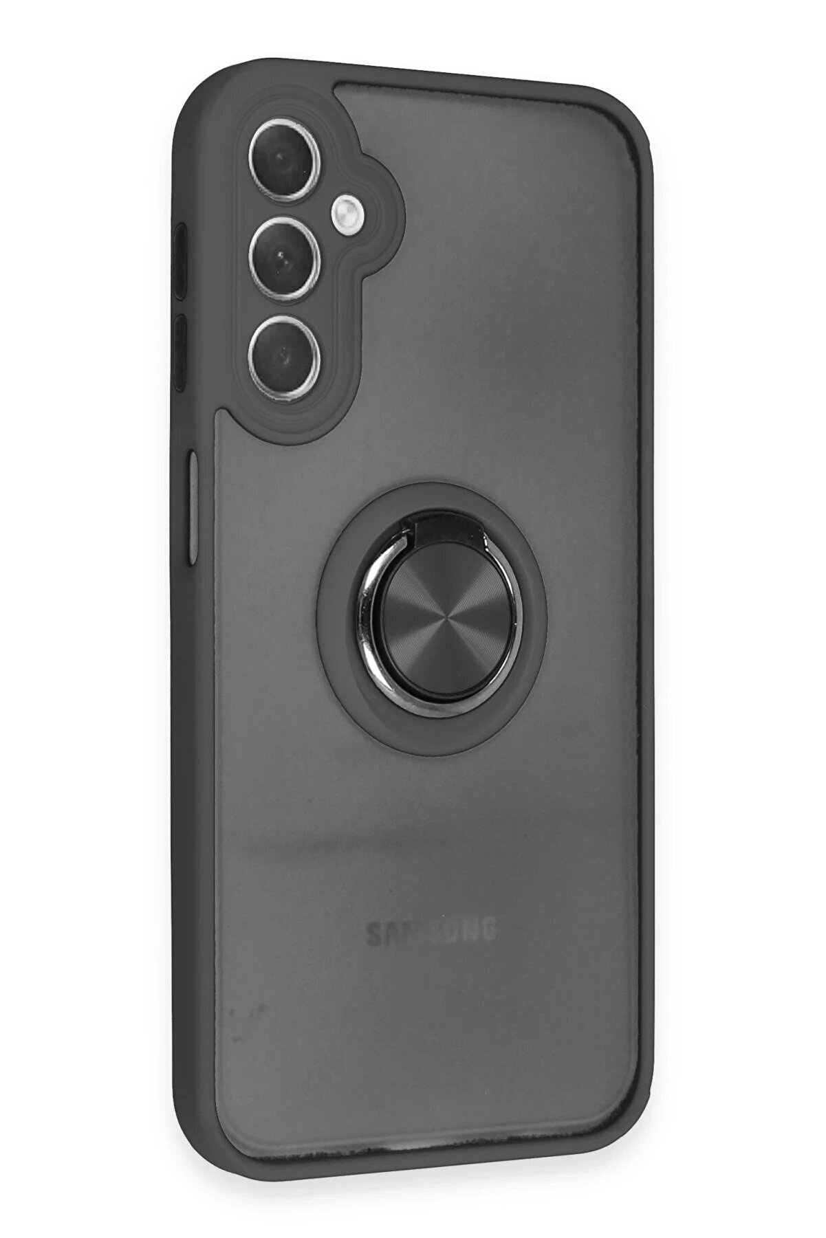 Samsung Galaxy A24 4G Kılıf Montreal Y&uuml;z&uuml;kl&uuml; Si̇li̇kon Kapak - Si̇yah - Dropx7255-6700