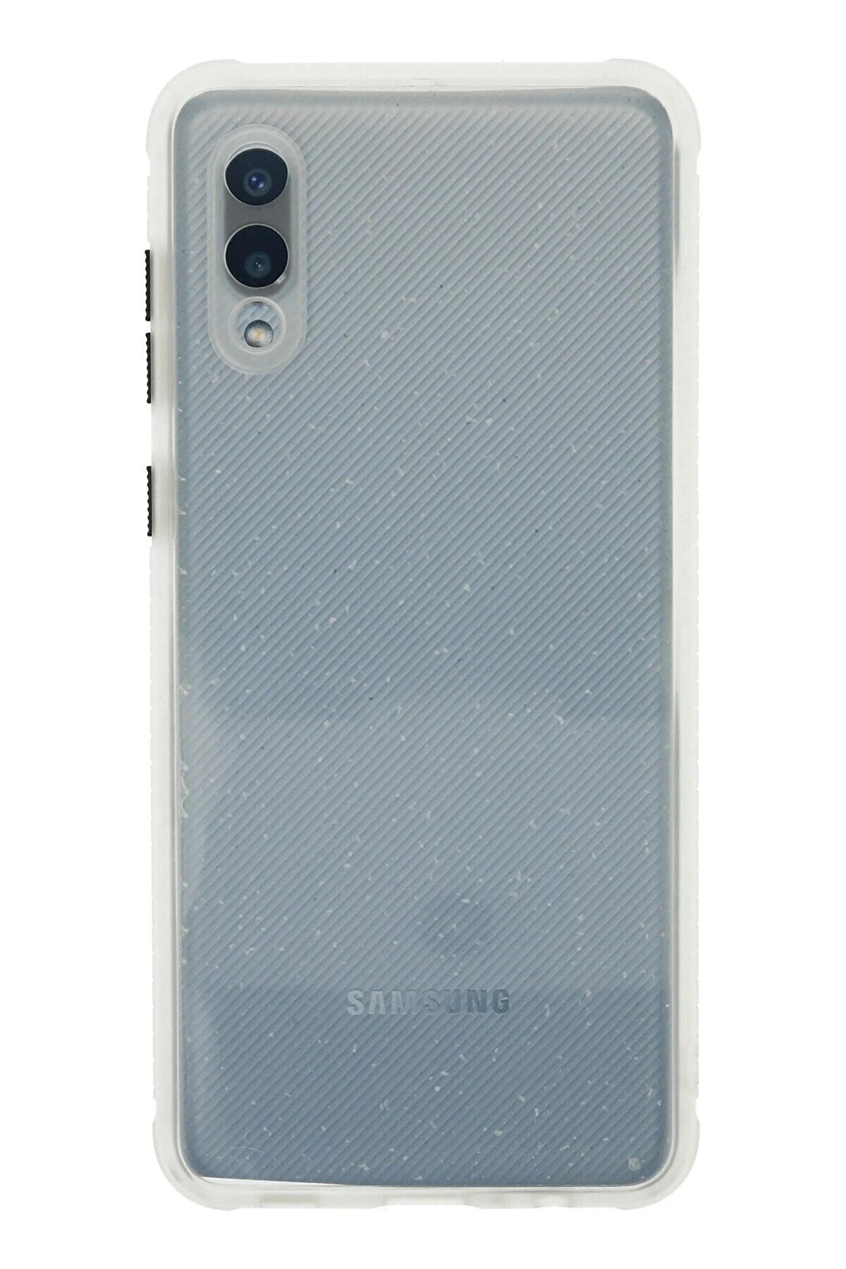 CepteToptan Samsung Galaxy A02 Kılıf Miami Şeffaf Silikon - Şeffaf - DROPX7756-1516