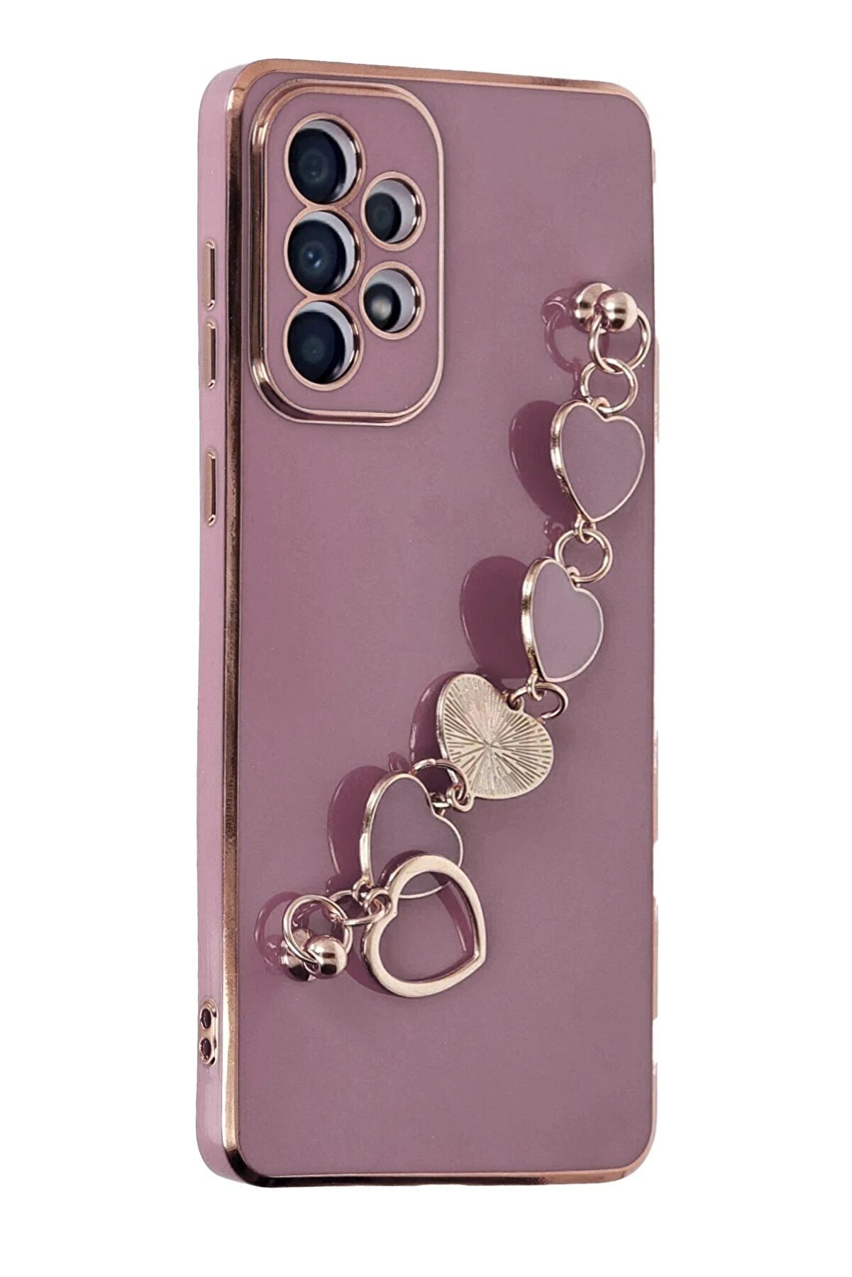 Samsung Galaxy A33 5G Kılıf Esi̇la Si̇li̇kon - Mor - Dropx8939-7270