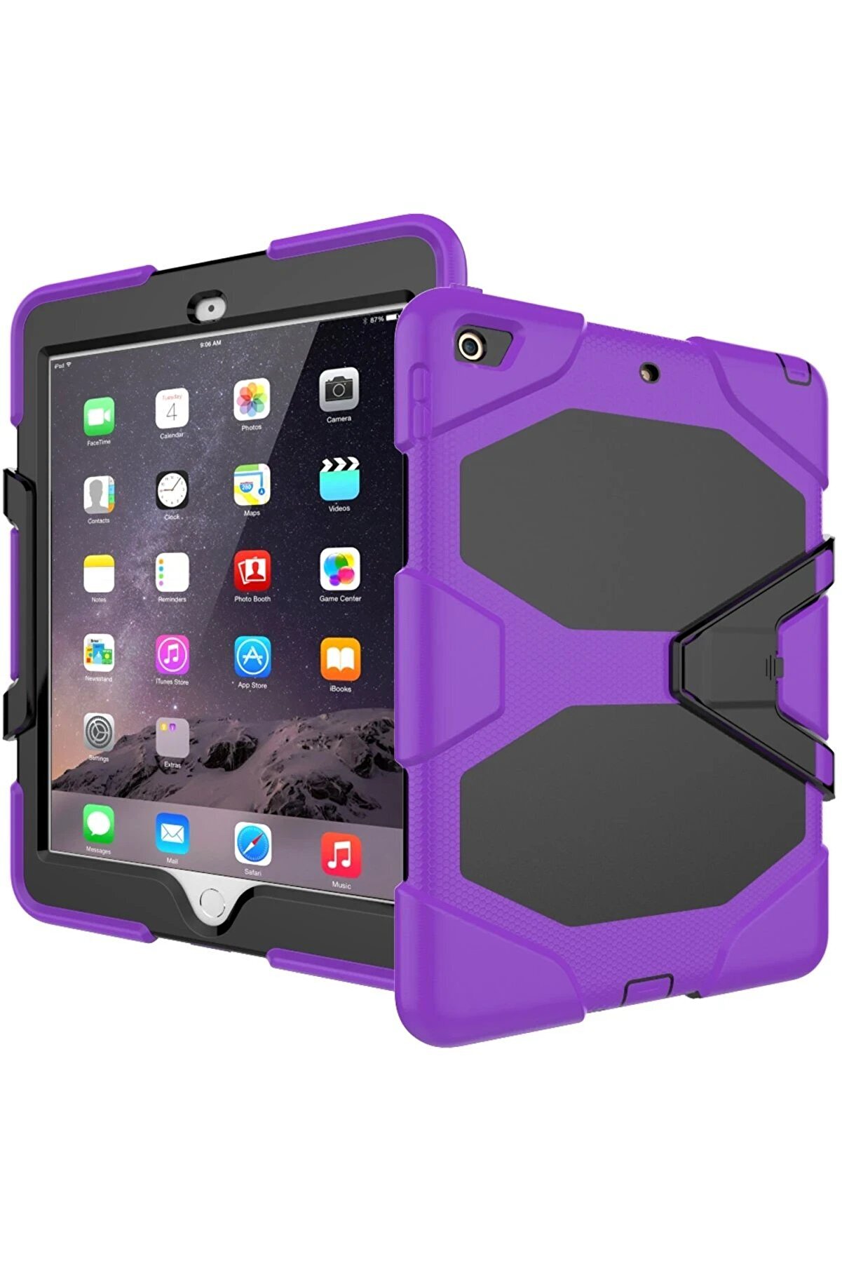 İpad 5 Ai̇r 9.7 Kılıf Gri̇ffi̇n Tablet Kapak - Mor - Dropx9730-1943