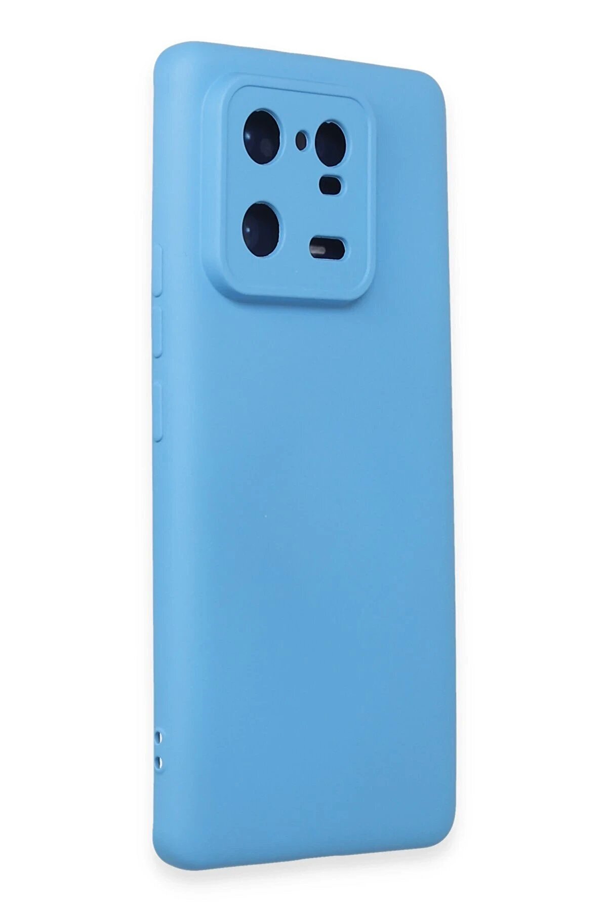 Xi̇aomi̇ Mi̇ 13 Pro Kılıf Nano İçi̇ Kadi̇fe Si̇li̇kon - Mavi̇ - Dropx9210-6861