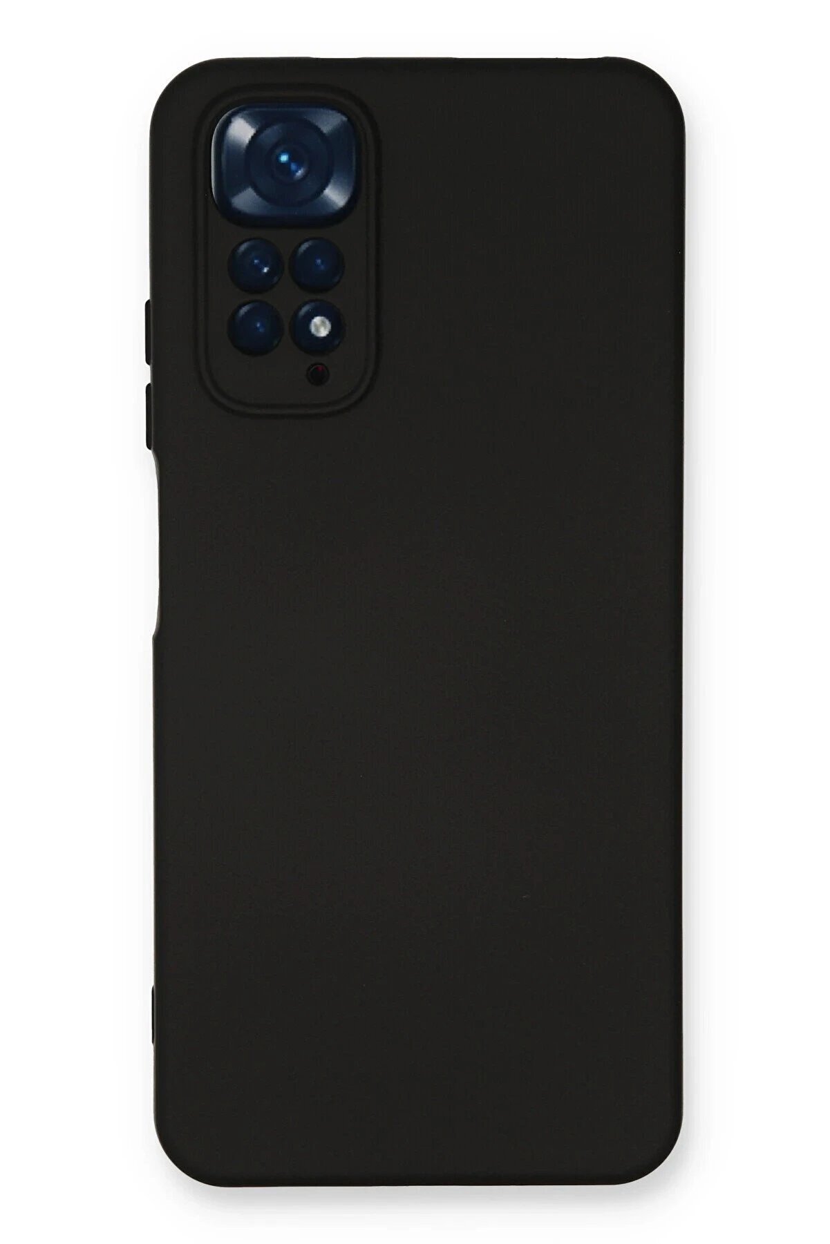 CepteToptan Xiaomi Redmi Note 11 Kılıf Nano içi Kadife Silikon - Siyah - DROPX4284-1697