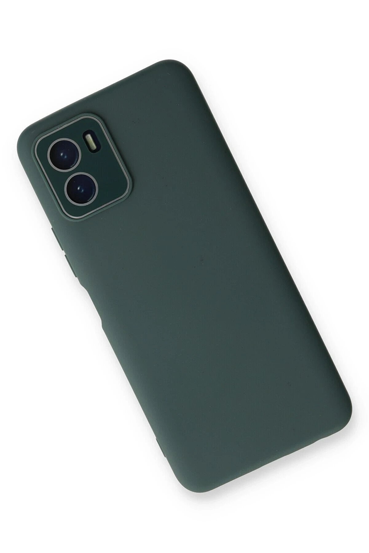 Vi̇vo Y15S Kılıf Lansman Glass Kapak - Koyu Yeşi̇l - Dropx6001-4981