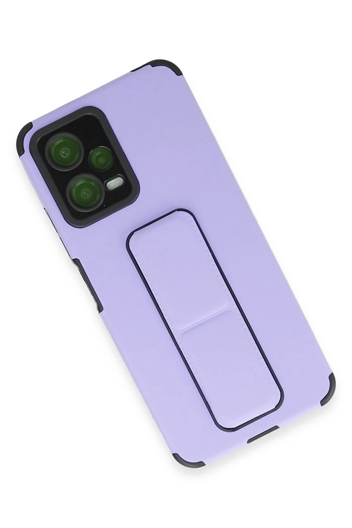 Xi̇aomi̇ Poco X5 5G Kılıf Mega Standlı Si̇li̇kon - Li̇la - Dropx7238-1771