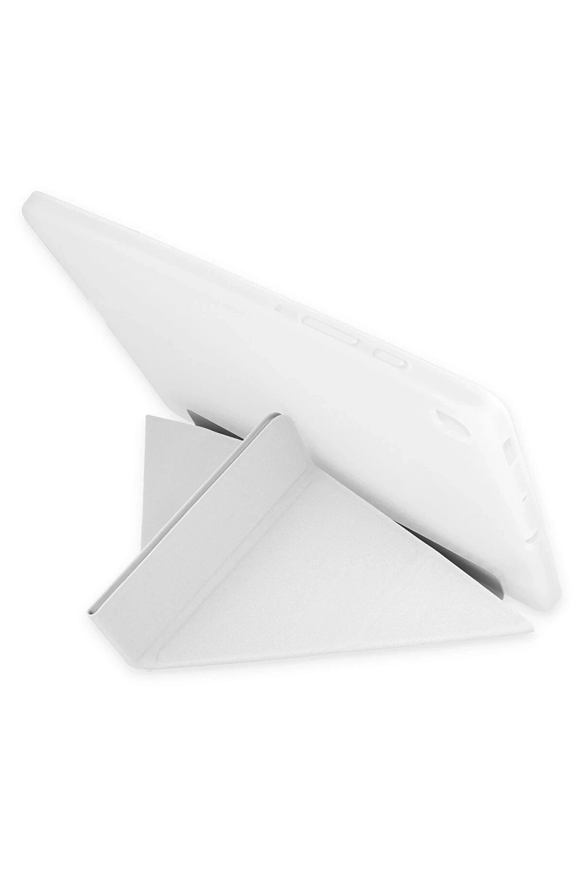 İpad Pro 12.9 (2021) Kılıf Kalemli̇kli̇ Mars Tablet Kılıfı - Gri̇ - Dropx9564-1087