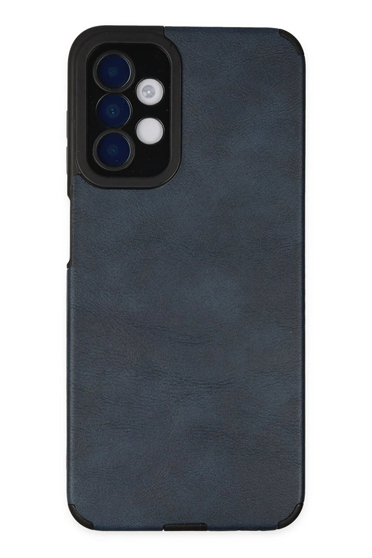 CepteToptan Samsung Galaxy A04S Kılıf Loop Deri Silikon - Lacivert - DROPX6730-2767