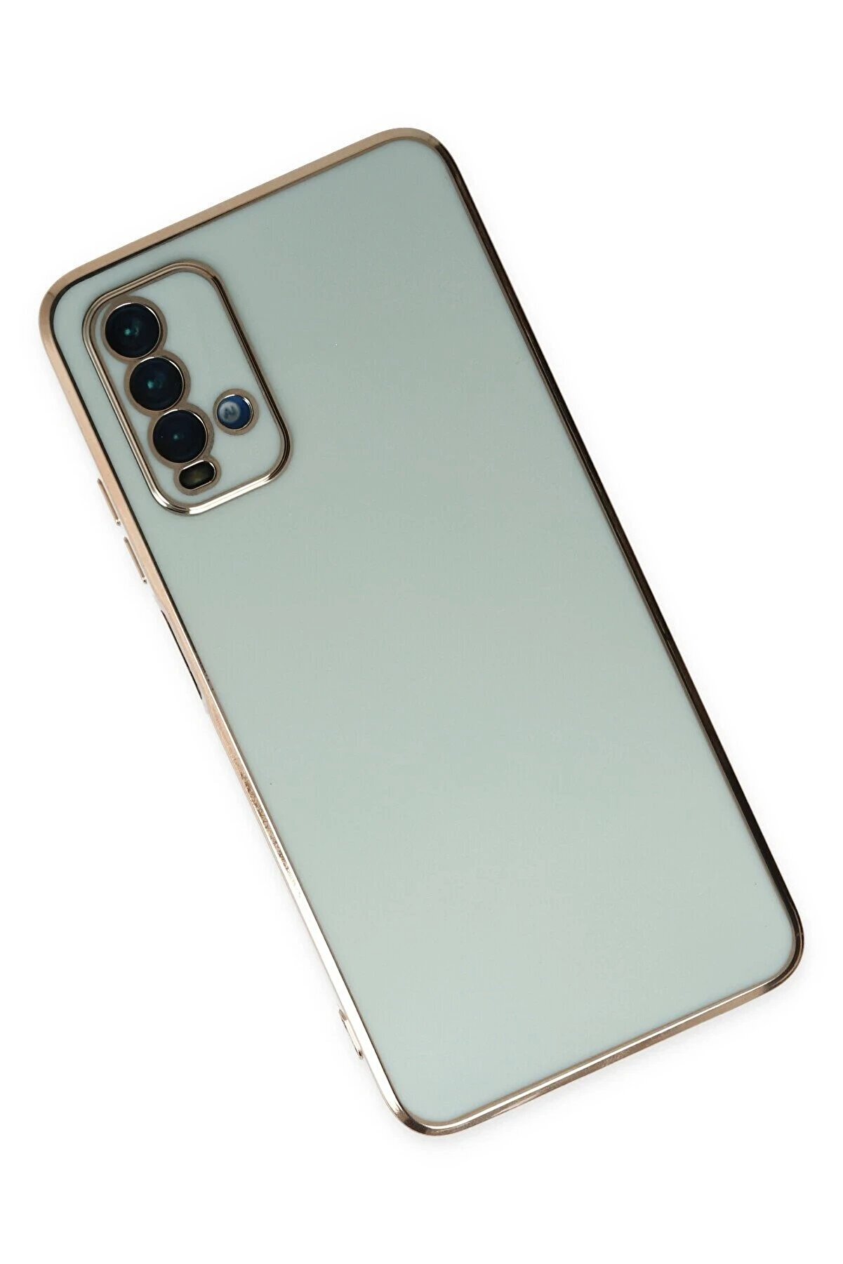 Xi̇aomi̇ Redmi̇ 9T Kılıf Volet Si̇li̇kon - A&ccedil;ık Yeşi̇l - Dropx2723-9529