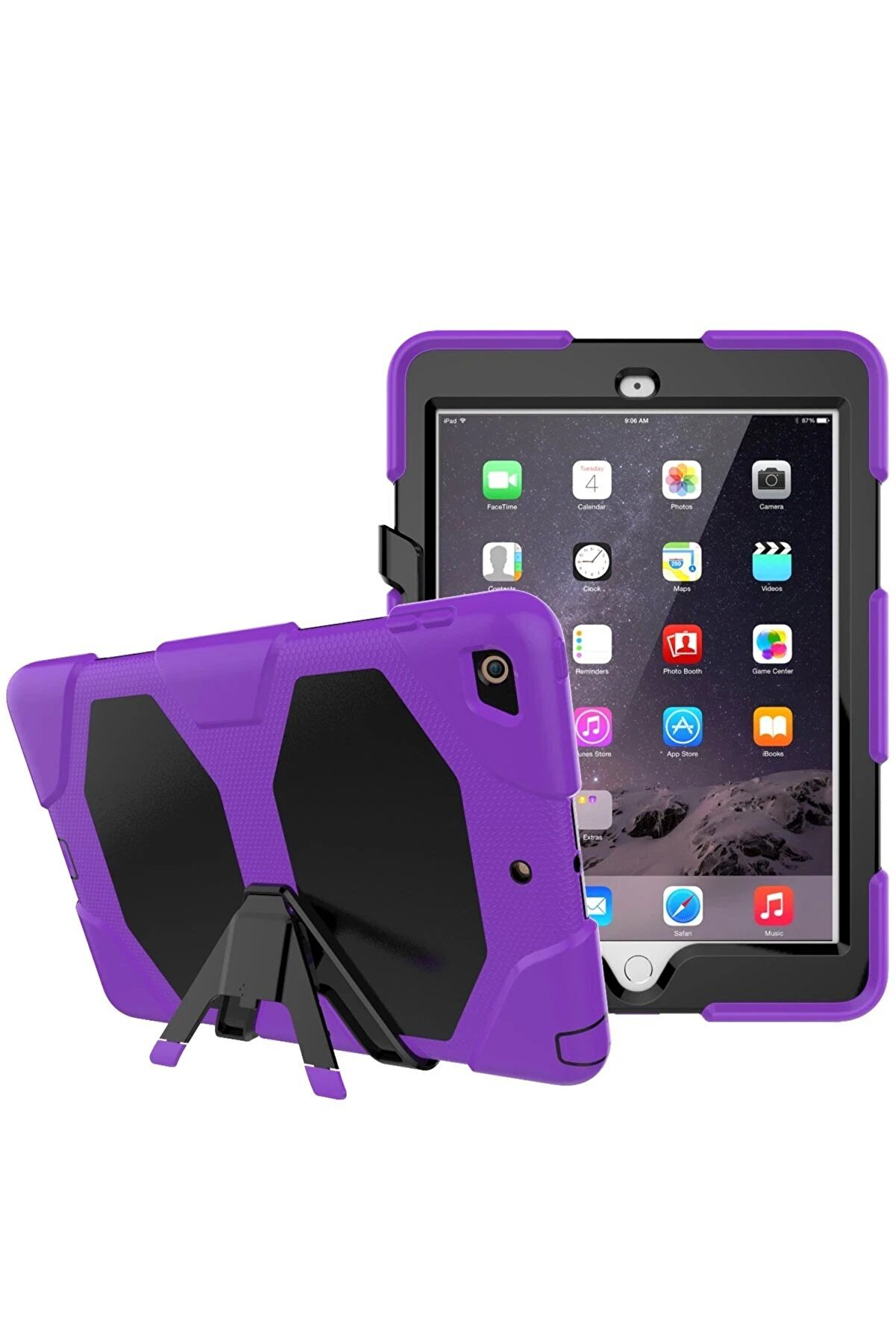 İpad 5 Ai̇r 9.7 Kılıf Gri̇ffi̇n Tablet Kapak - Mor - Dropx9730-1943