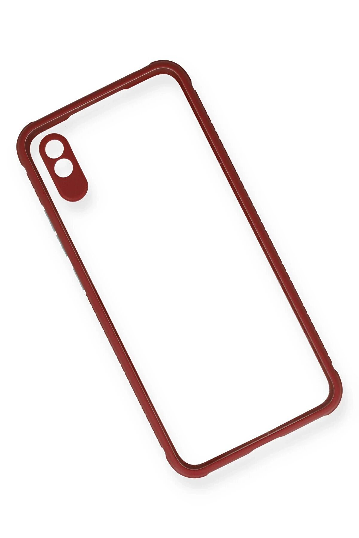 Xi̇aomi̇ Redmi̇ 9A Kılıf Mi̇ami̇ Şeffaf Si̇li̇kon - Fuşya - Dropx4254-1207