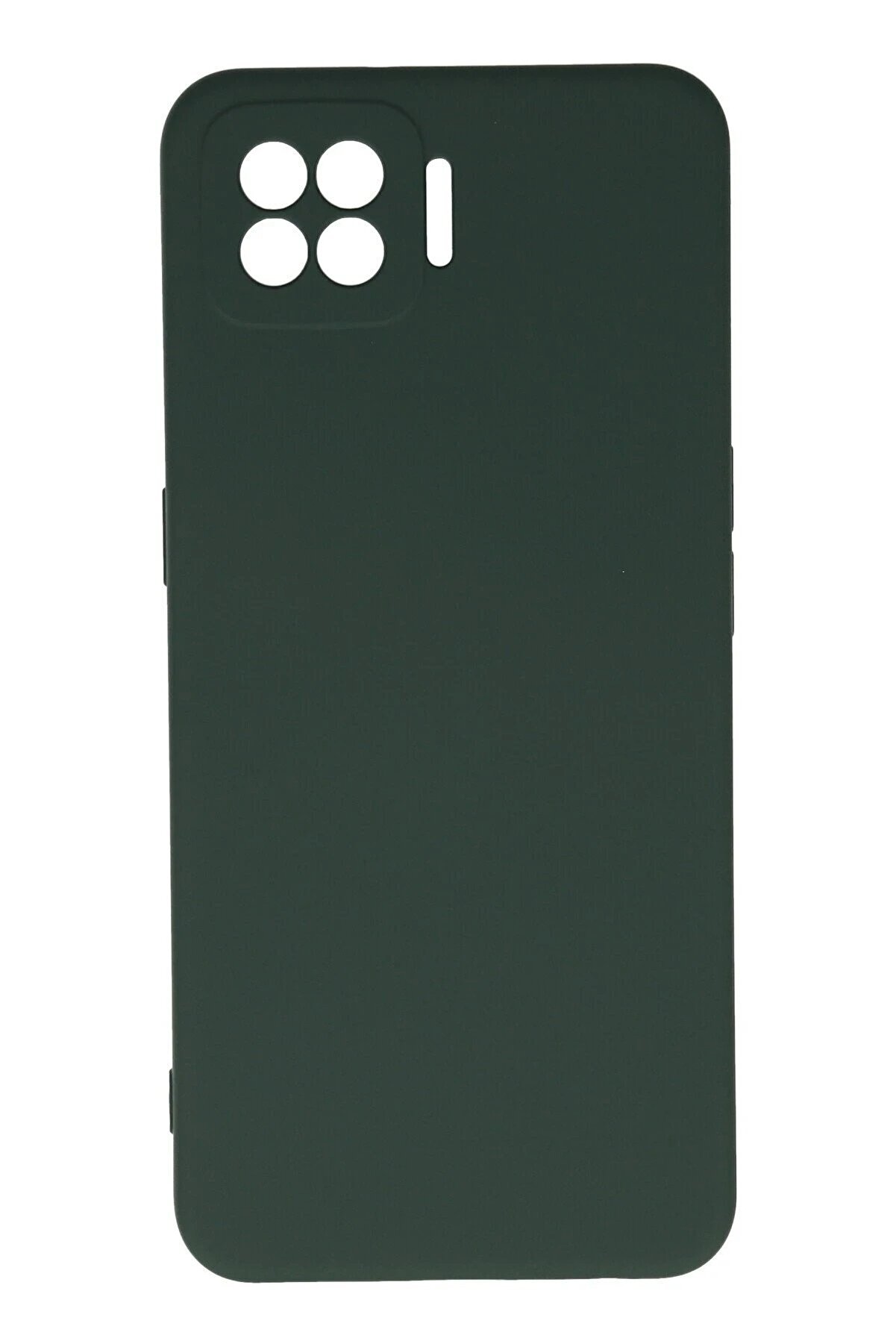 CepteToptan Oppo A73 Kılıf Nano içi Kadife Silikon - Koyu Yeşil - DROPX4695-9980