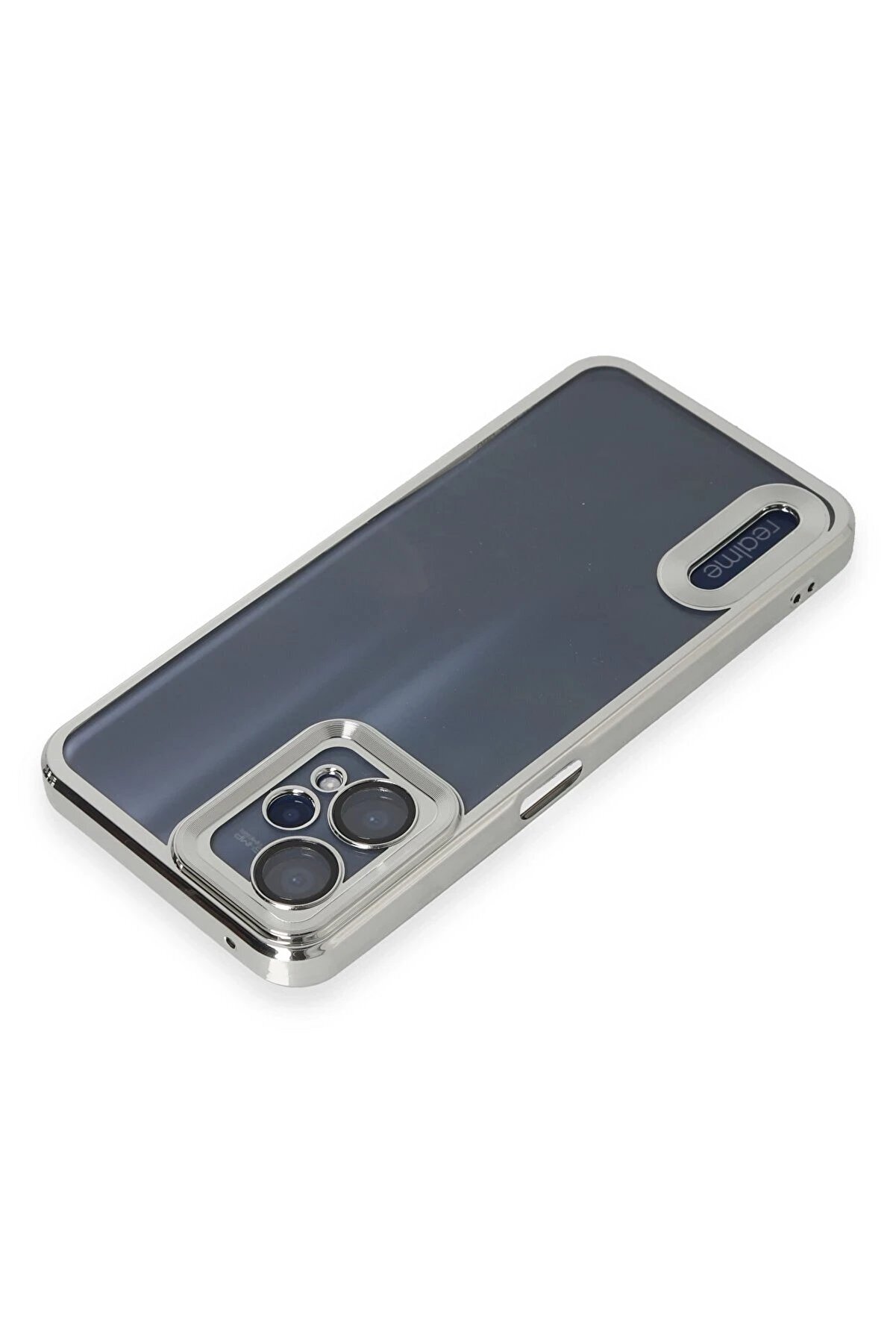 Realme 9 Pro 5G Kılıf Slot Si̇li̇kon - G&uuml;m&uuml;ş - Dropx7803-1503