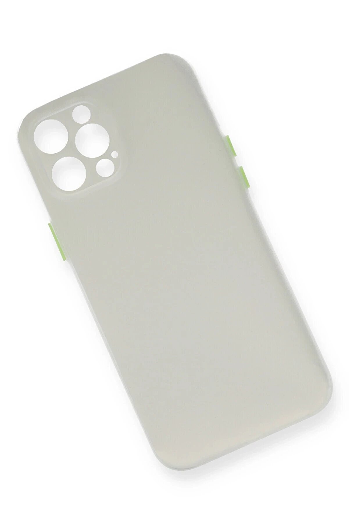 İphone 12 Pro Kılıf Pp Ultra İnce Kapak - Beyaz - Dropx9142-9397