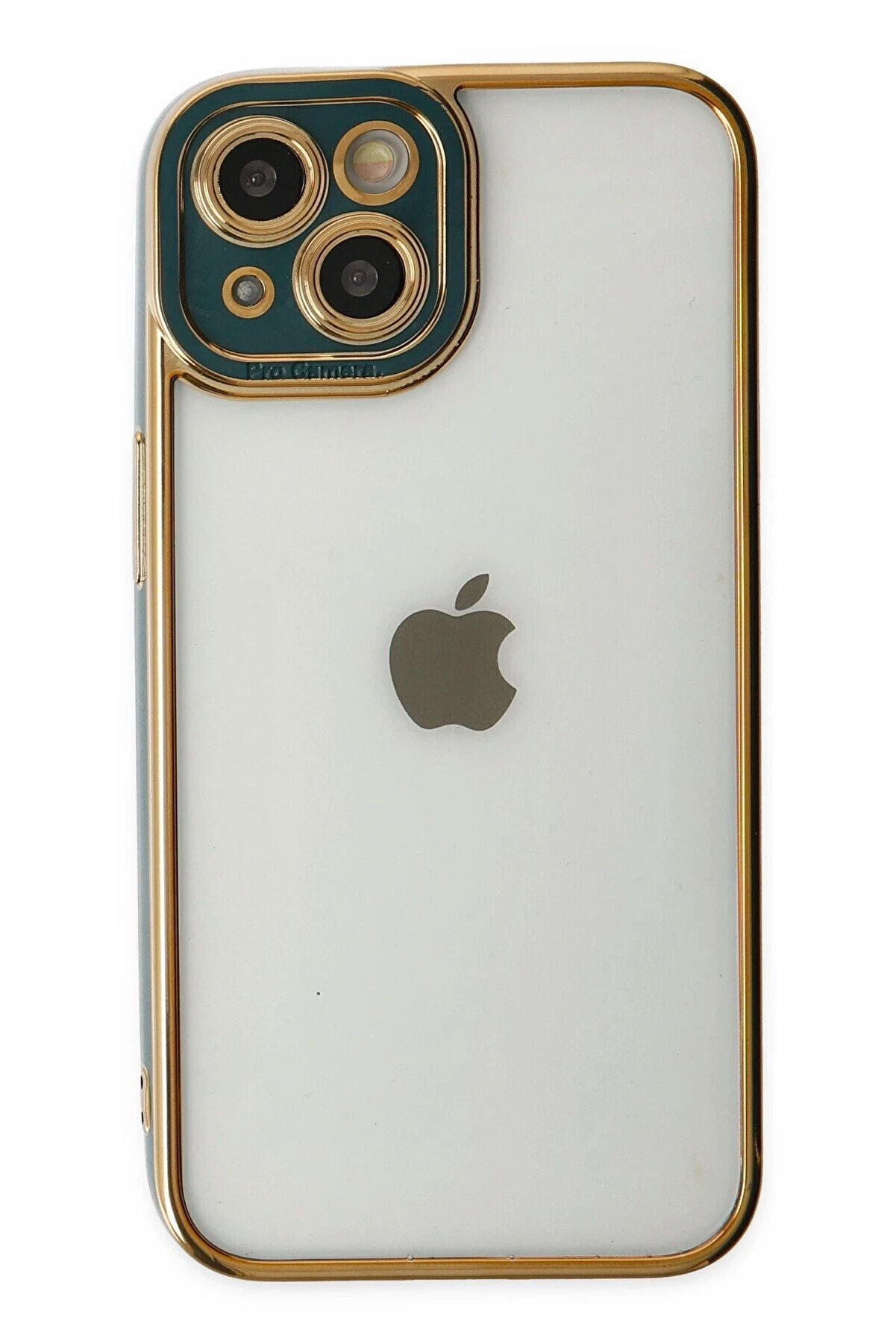 İphone 14 Plus Kılıf Li̇va Lens Si̇li̇kon - Yeşi̇l - Dropx4334-1546