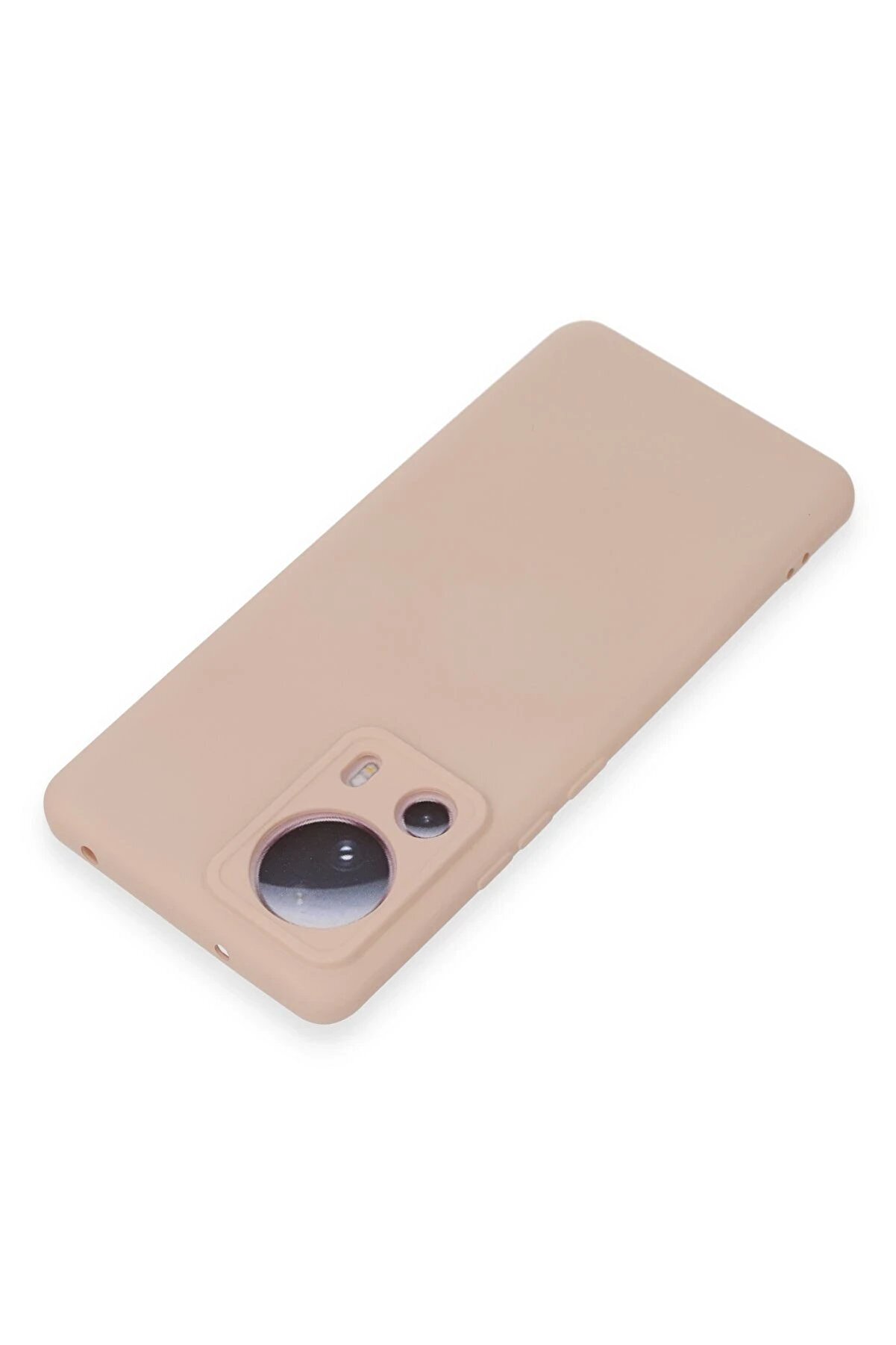 Xi̇aomi̇ Mi̇ 13 Li̇te Kılıf Nano İçi̇ Kadi̇fe Si̇li̇kon - Pudra - Dropx8694-7887