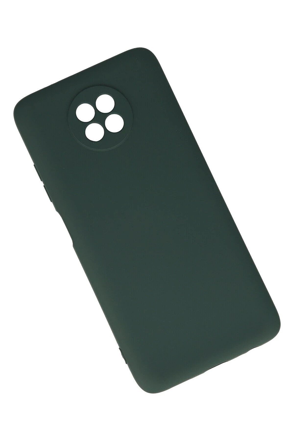 Xi̇aomi̇ Redmi̇ Note 9 5G Kılıf Nano İ&ccedil;i̇ Kadi̇fe Si̇li̇kon - Koyu Yeşi̇l - Dropx1321-8070