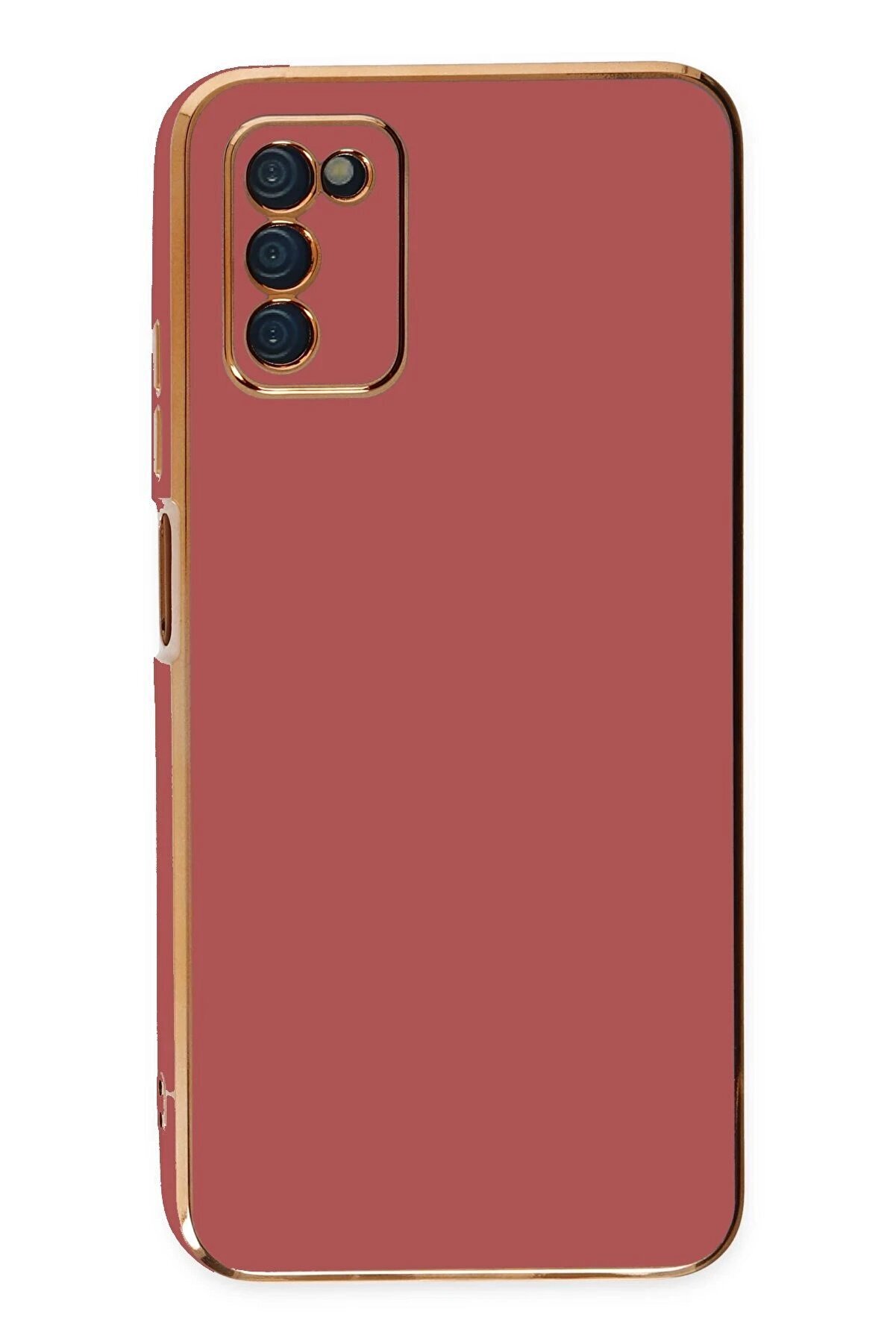 Samsung Galaxy A03S Kılıf Volet Si̇li̇kon - Kırmızı - Dropx2854-4564