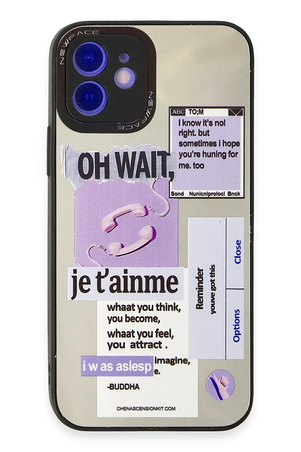 İphone 11 Kılıf Mi̇rror Desenli̇ Kapak - Mi̇rror - 4 - Dropx3686-6913