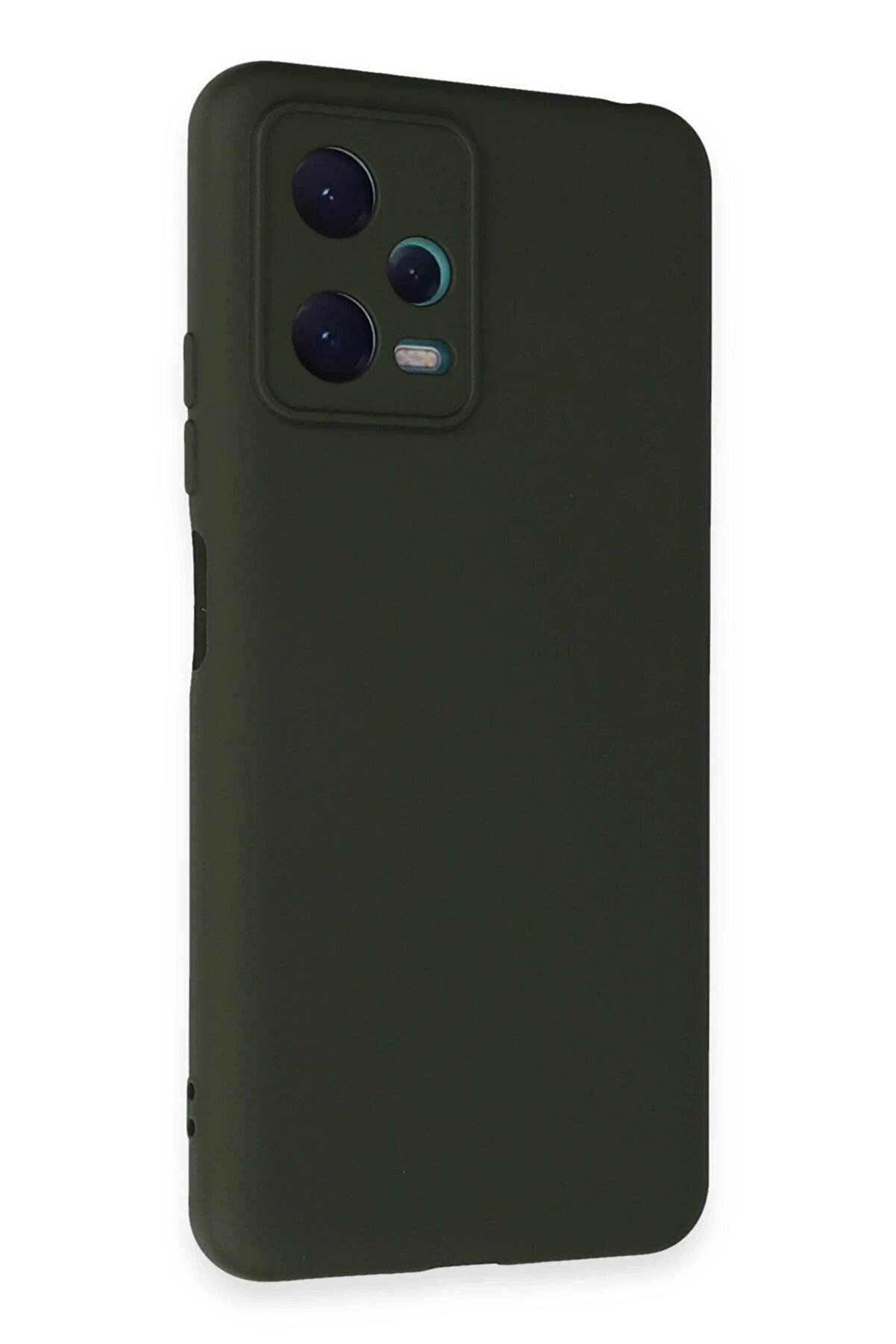 CepteToptan Xiaomi Redmi Note 12 5G Kılıf Nano içi Kadife Silikon - Koyu Yeşil - DROPX9946-3925