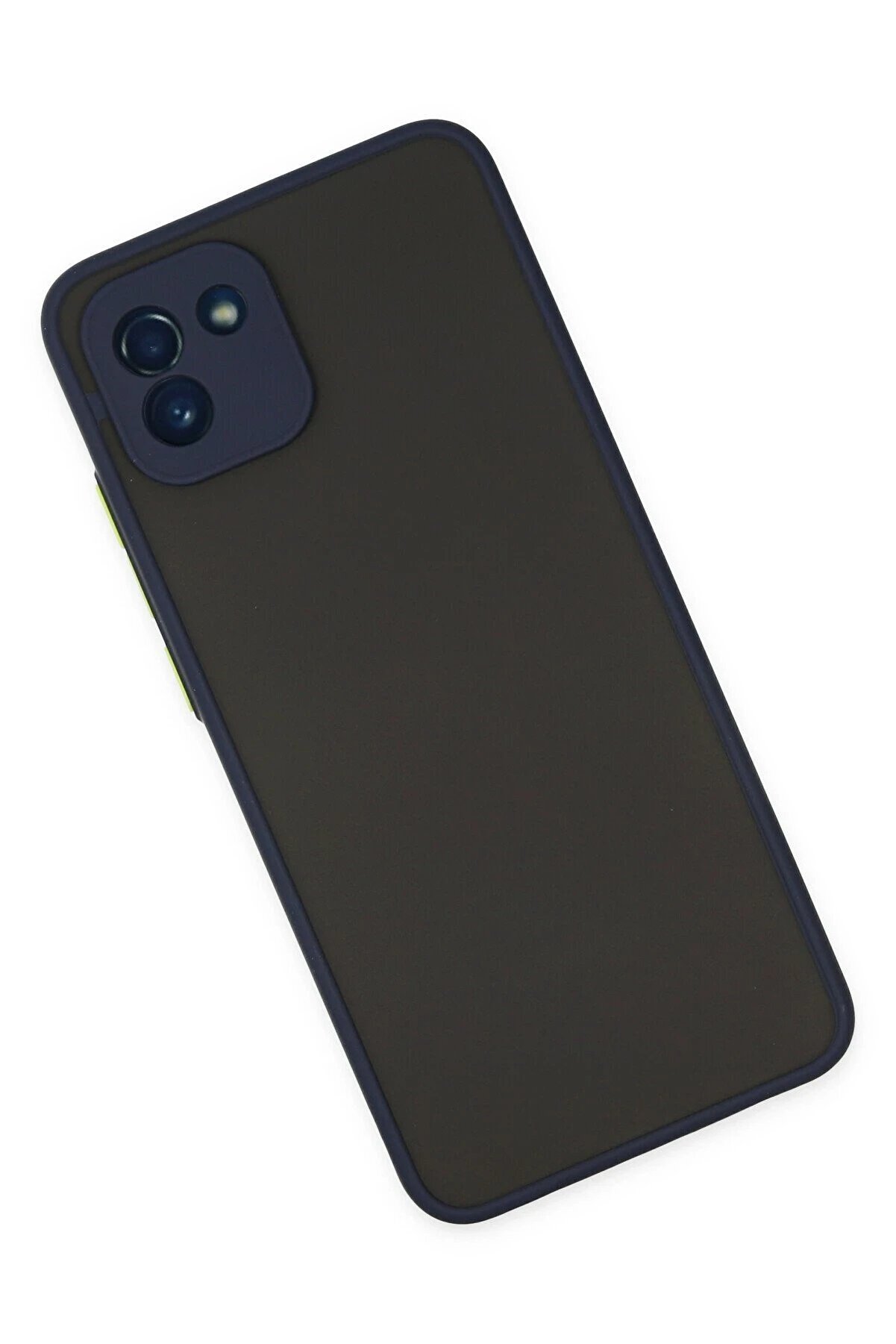 Samsung Galaxy A03 Kılıf Montreal Si̇li̇kon Kapak - Laci̇vert - Dropx4686-4794