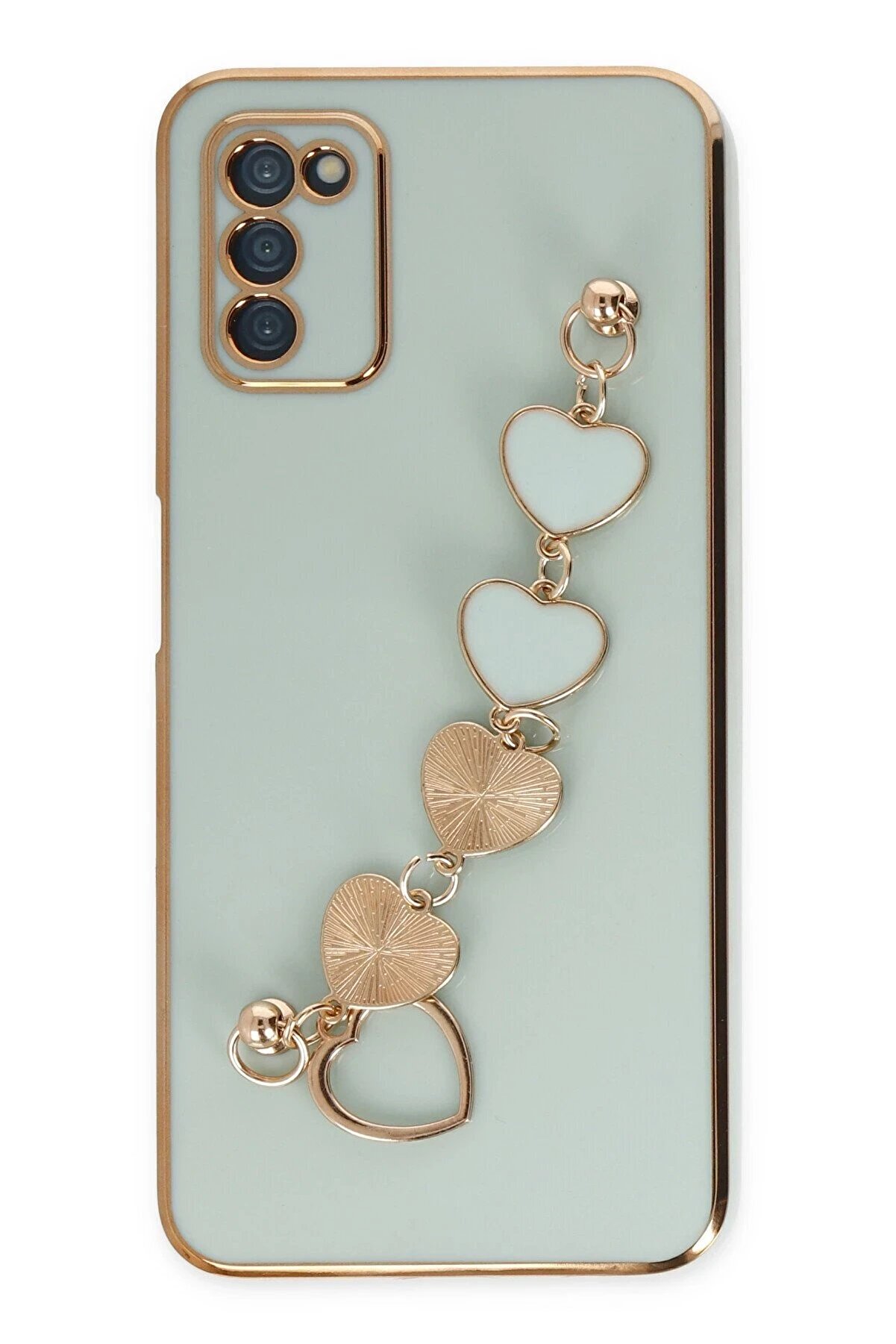 Samsung Galaxy A03S Kılıf Esi̇la Si̇li̇kon - Su Yeşi̇li̇ - Dropx2139-6490