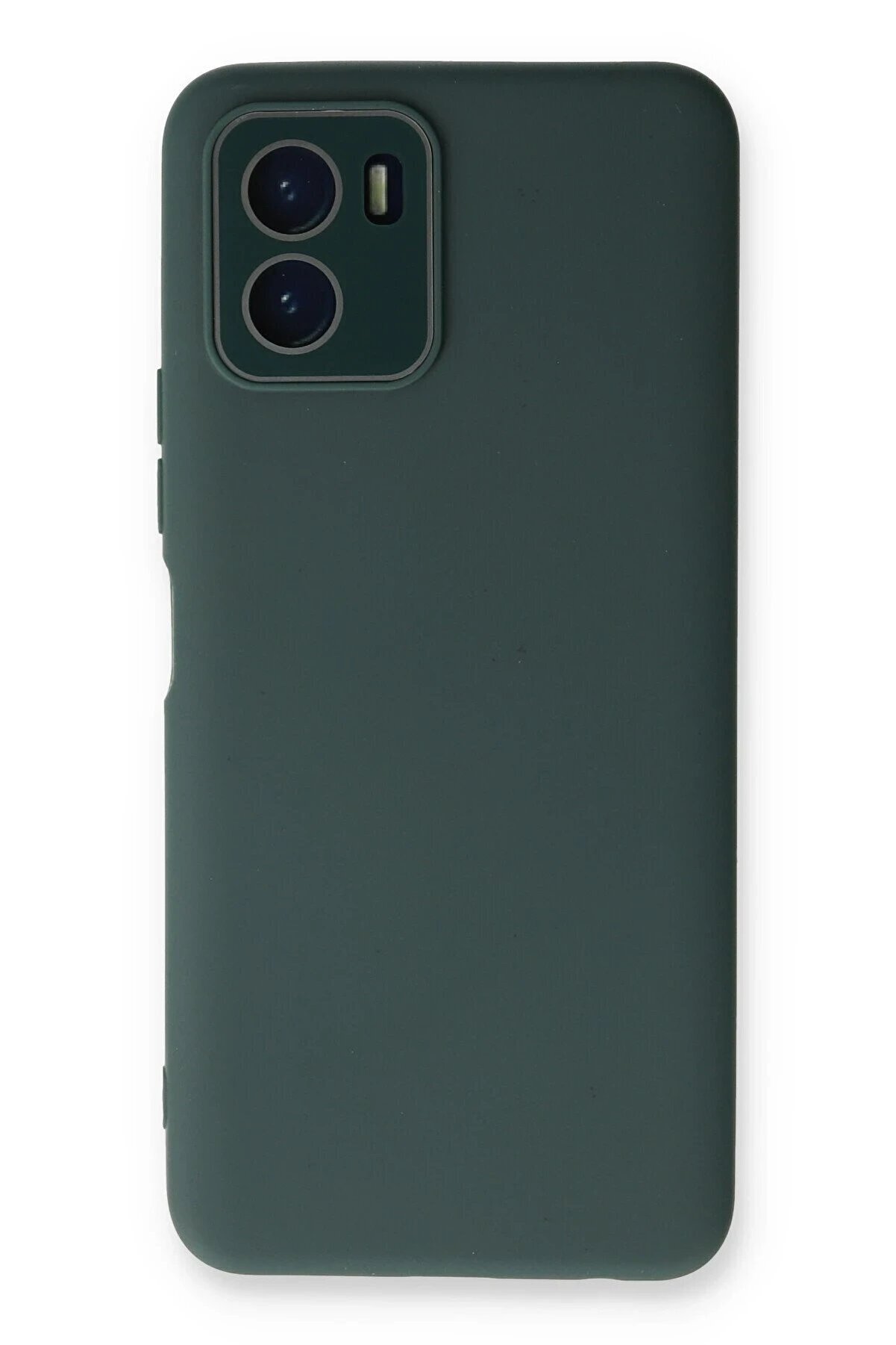 CepteToptan Vivo Y15S Kılıf Lansman Glass Kapak - Koyu Yeşil - DROPX6001-4981