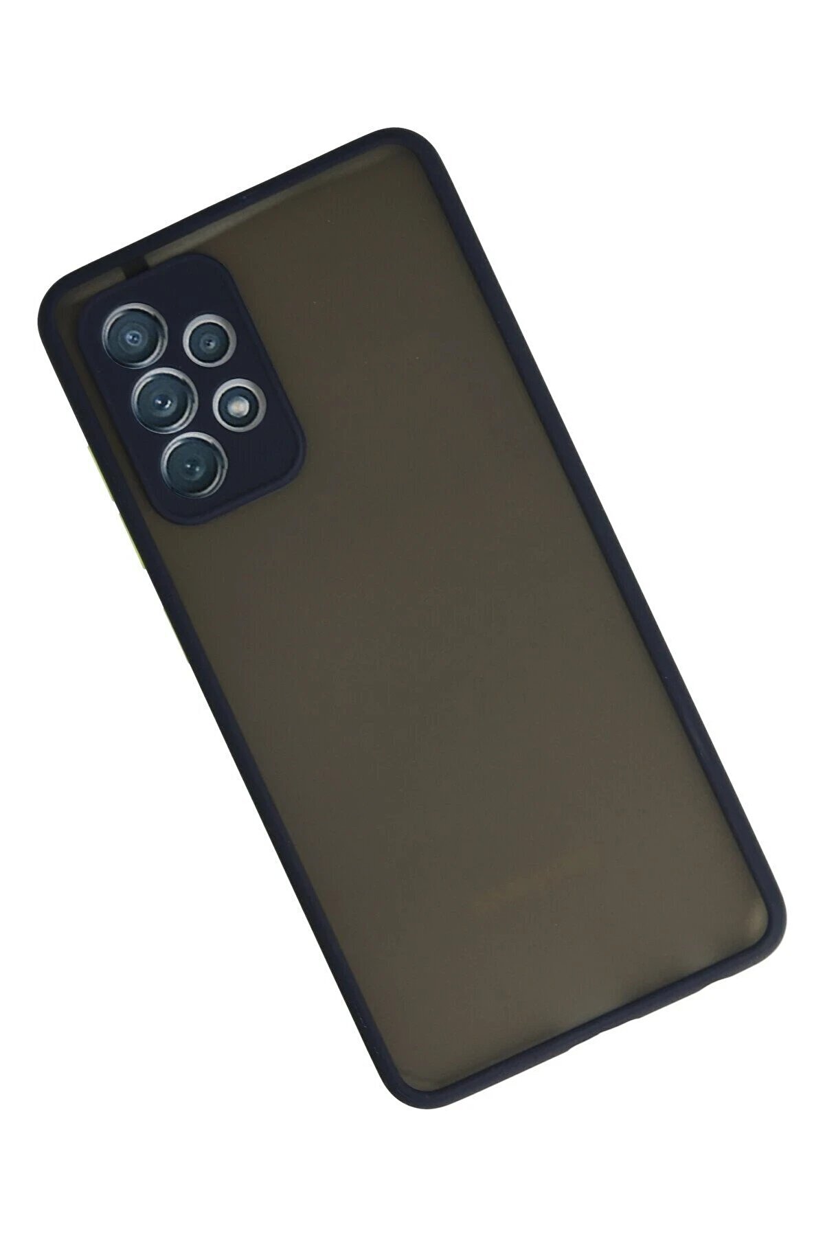 Samsung Galaxy A72 Kılıf Montreal Si̇li̇kon Kapak - Laci̇vert - Dropx3798-4727