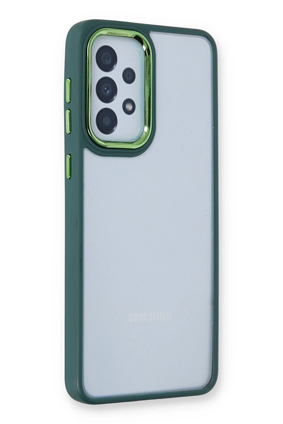 CepteToptan Samsung Galaxy A73 5G Kılıf Dora Kapak - Haki Yeşil - DROPX4956-8743