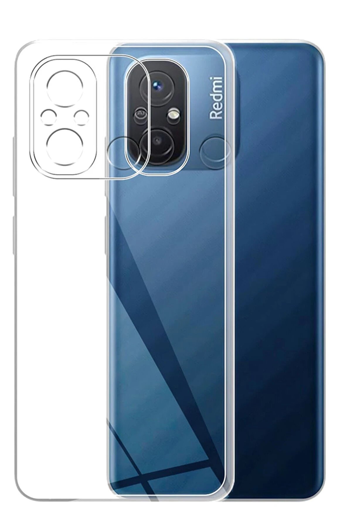 Xi̇aomi̇ Redmi̇ 12C Kılıf Lüx Şeffaf Si̇li̇kon - Dropx9381-4087