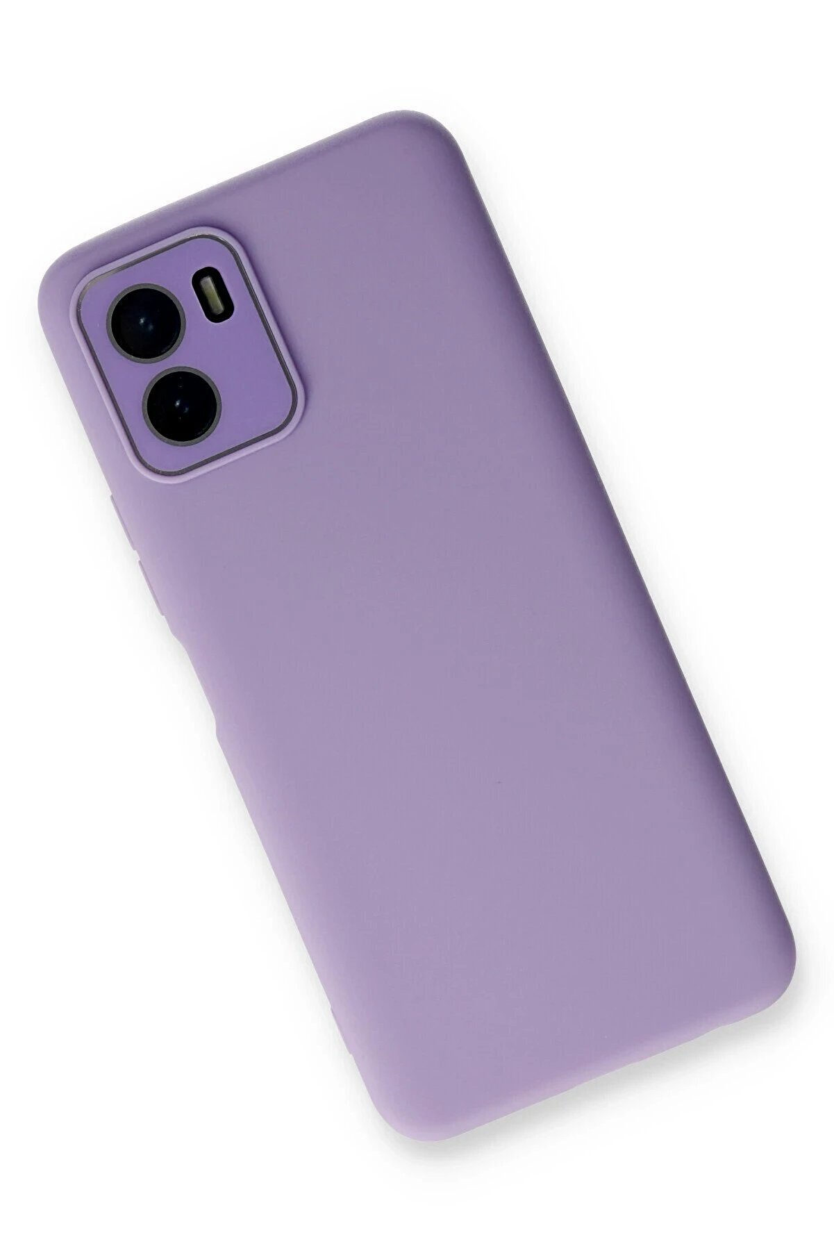 Vi̇vo Y15S Kılıf Lansman Glass Kapak - Li̇la - Dropx2709-8401